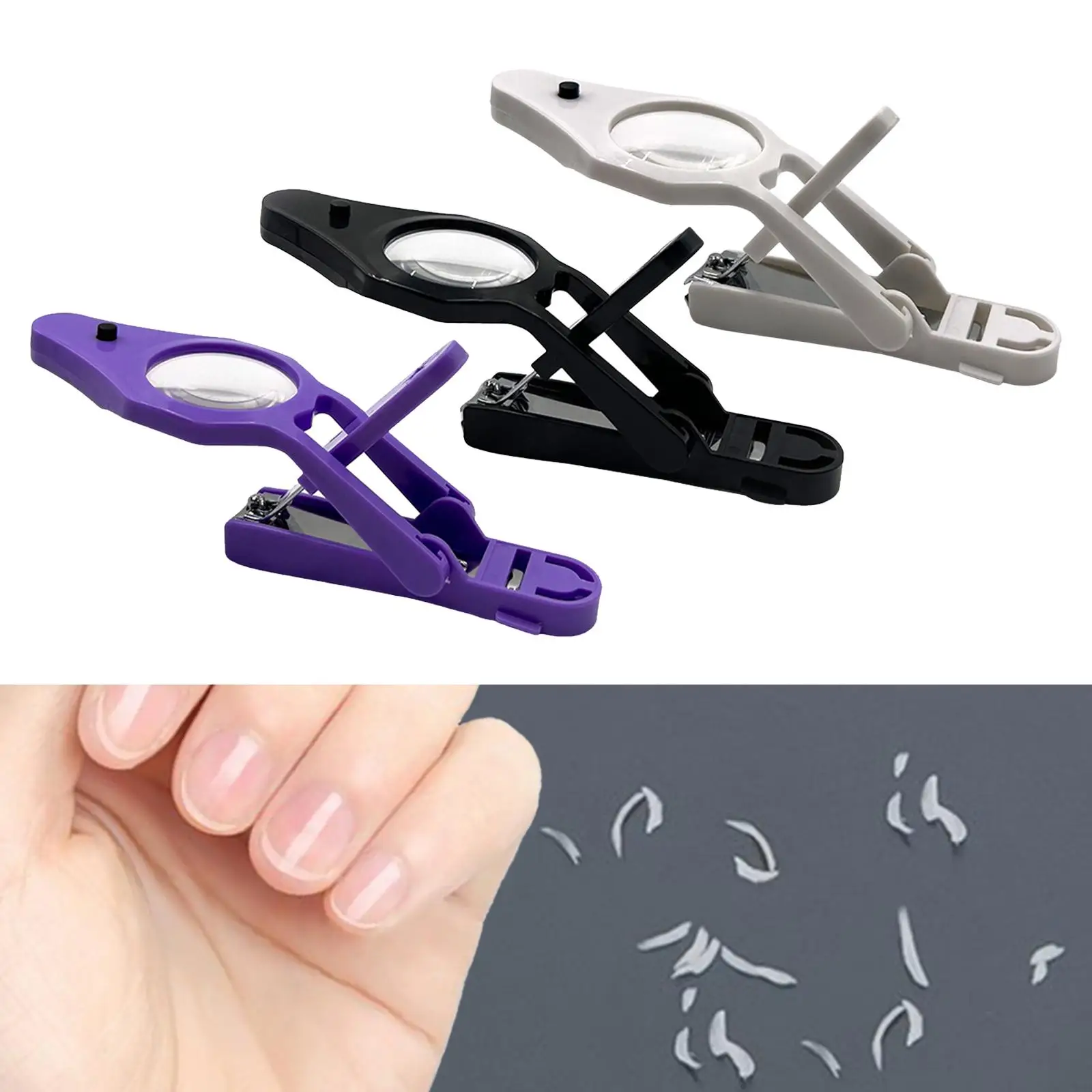 Light Nail Clippers Baby Nail Clippers with LED Light Nail Clippers with for Thick Nails Seniors Elderly Adult