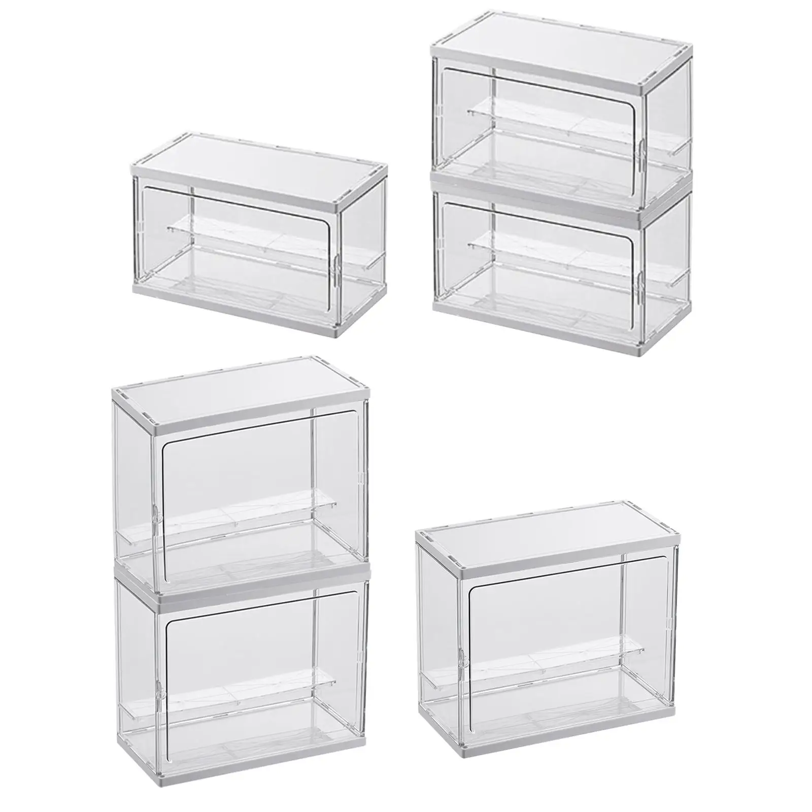 Clear Model Toy Display Case Action Figures Display Box Model Toy Dustproof for Model Figures Vehicle Toys Dolls Toy