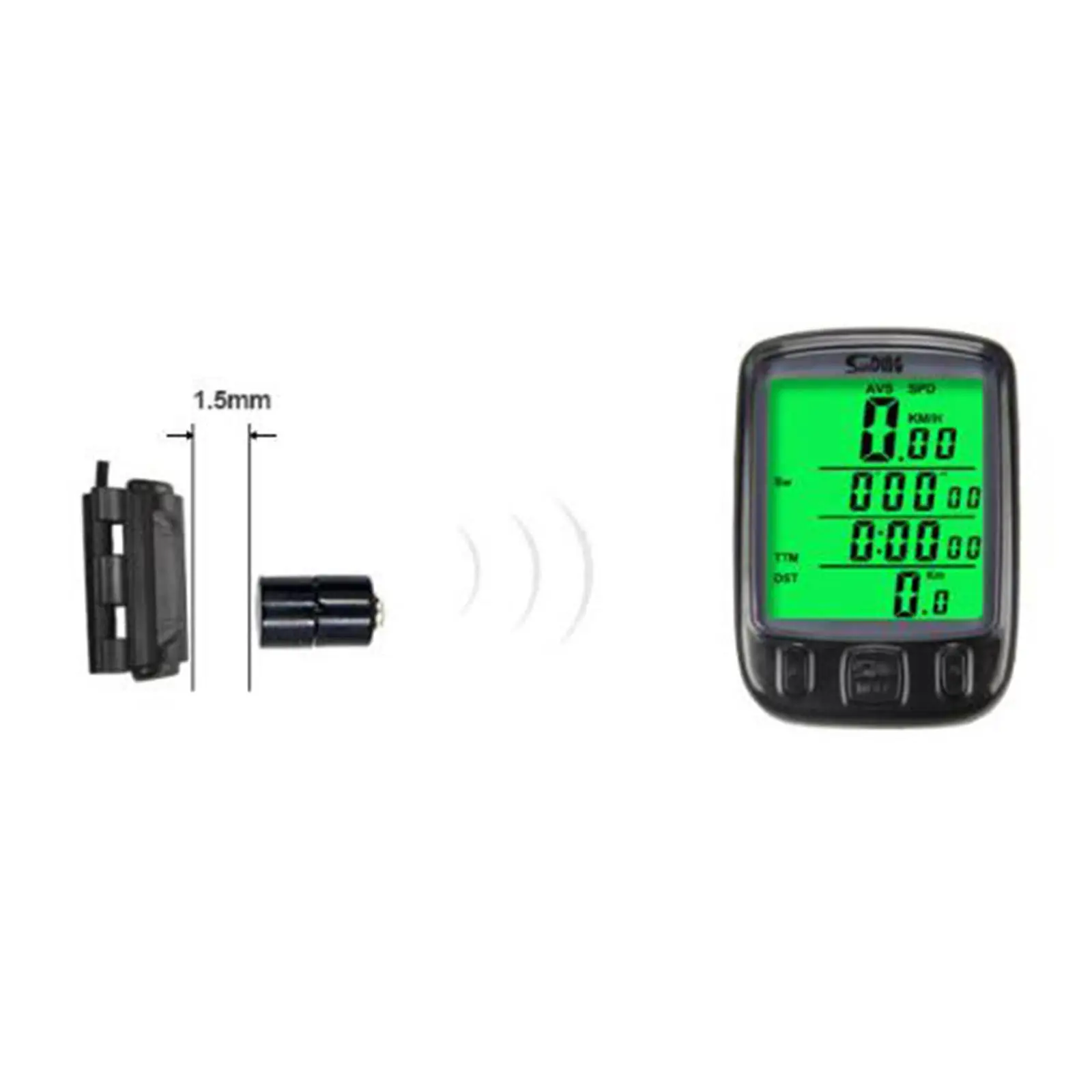 Stopwatch  with Backlight for LCD Digital Bike