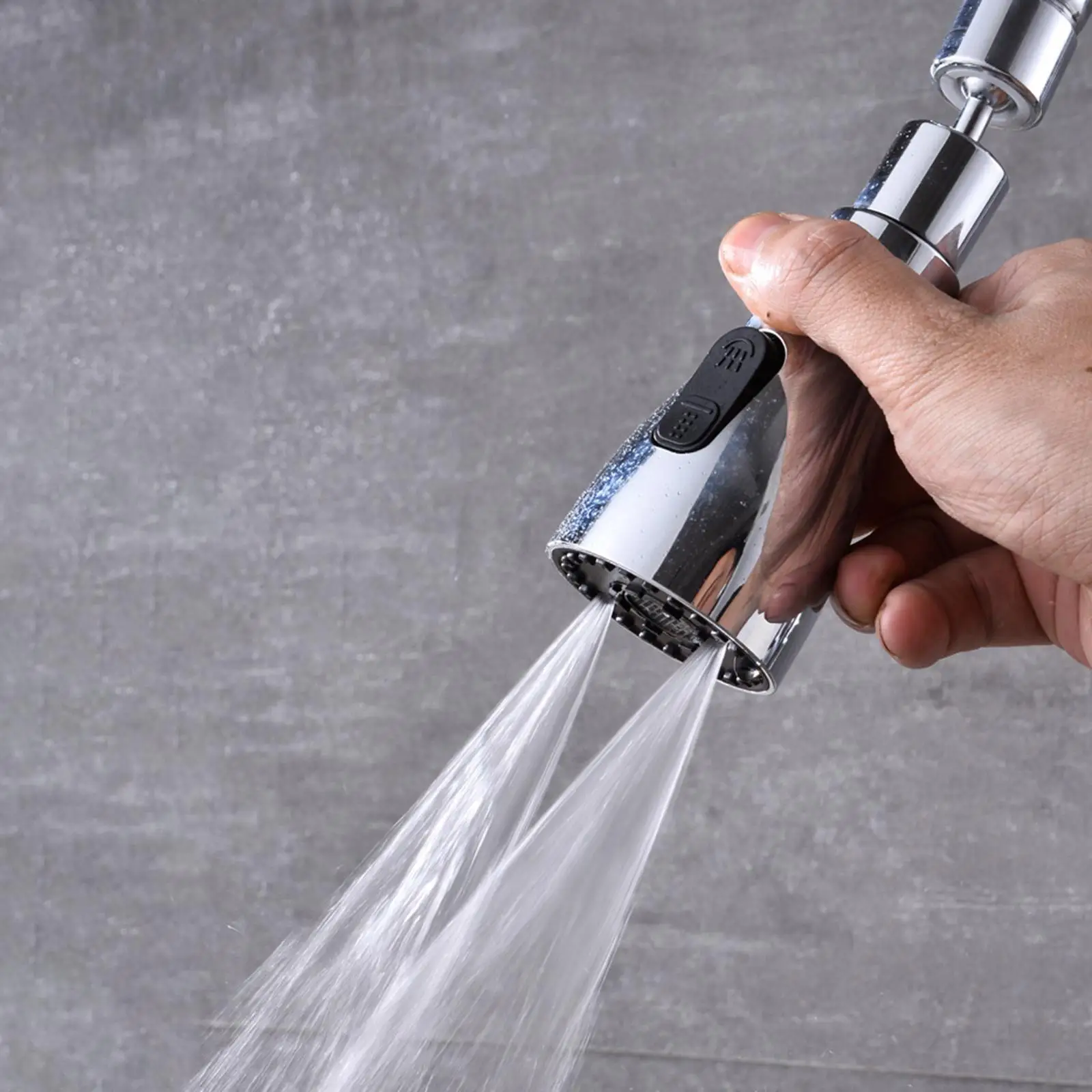 Faucet Aerator 3 Modes Adjustable Bubbler for Bathroom Kitchen Sink Hotel