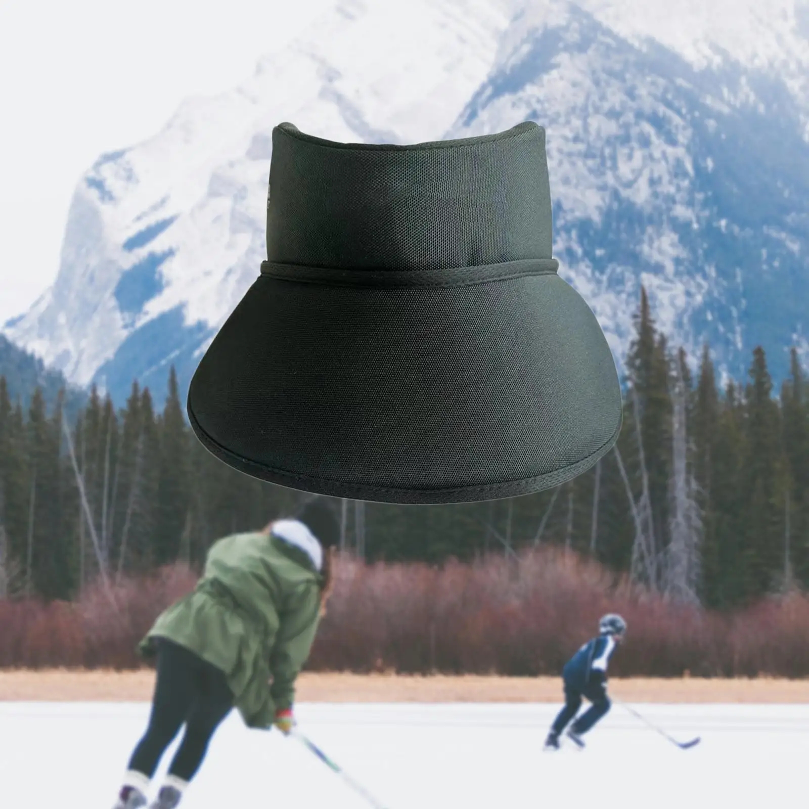 Hockey Goalie Neck Guard Skateboarding, Roller Skating Universal Soft Padded Sturdy Scratch Resistant Helmet Neck Protector