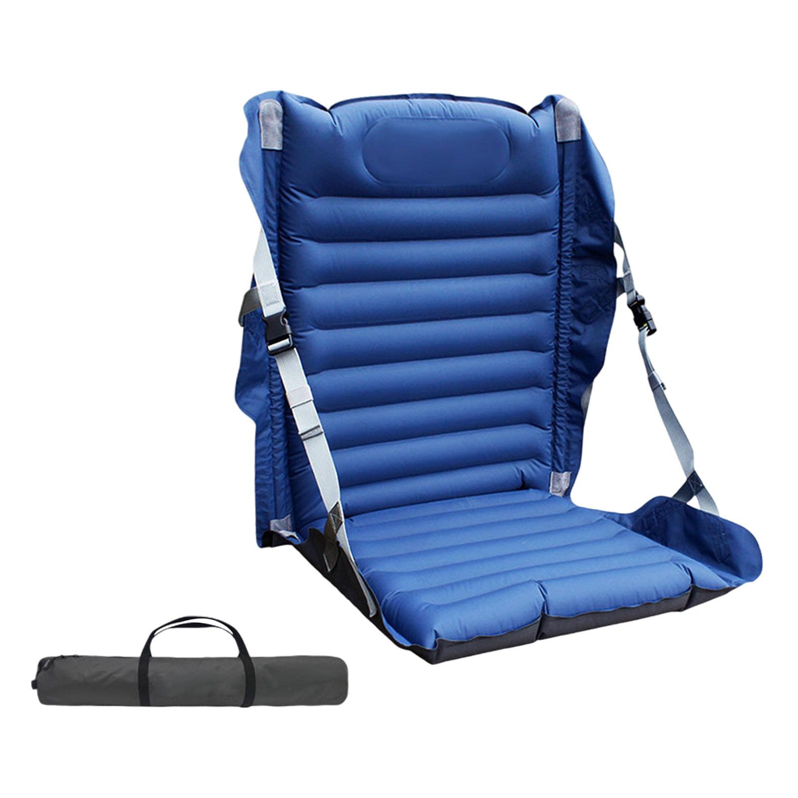 Foldable Chair with Backrest Inflatable with Carrying Bag Lightweight Folding