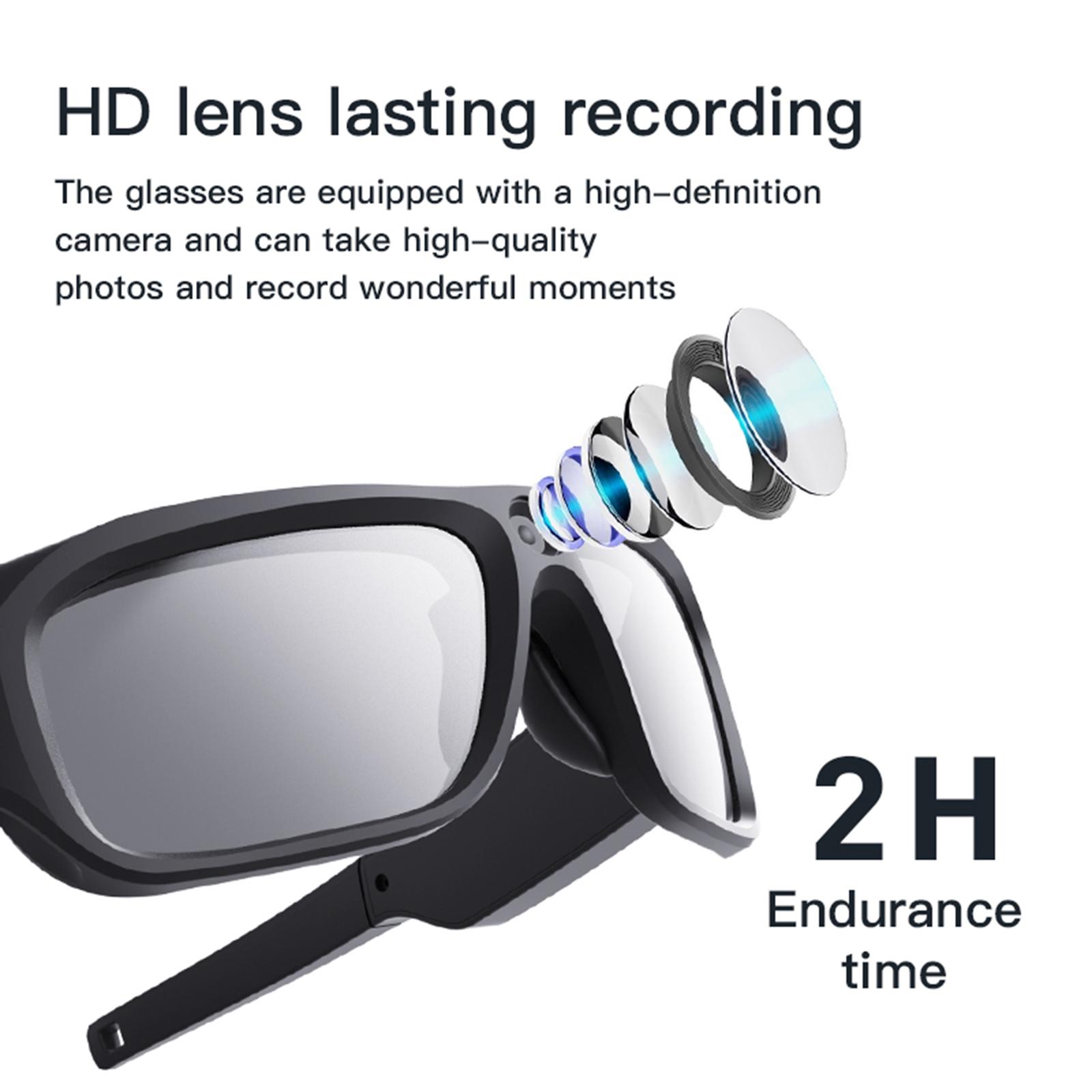 2K Sunglasses Camera Mini Video cam 4K Phote for Ride Law Enforcement Records Women