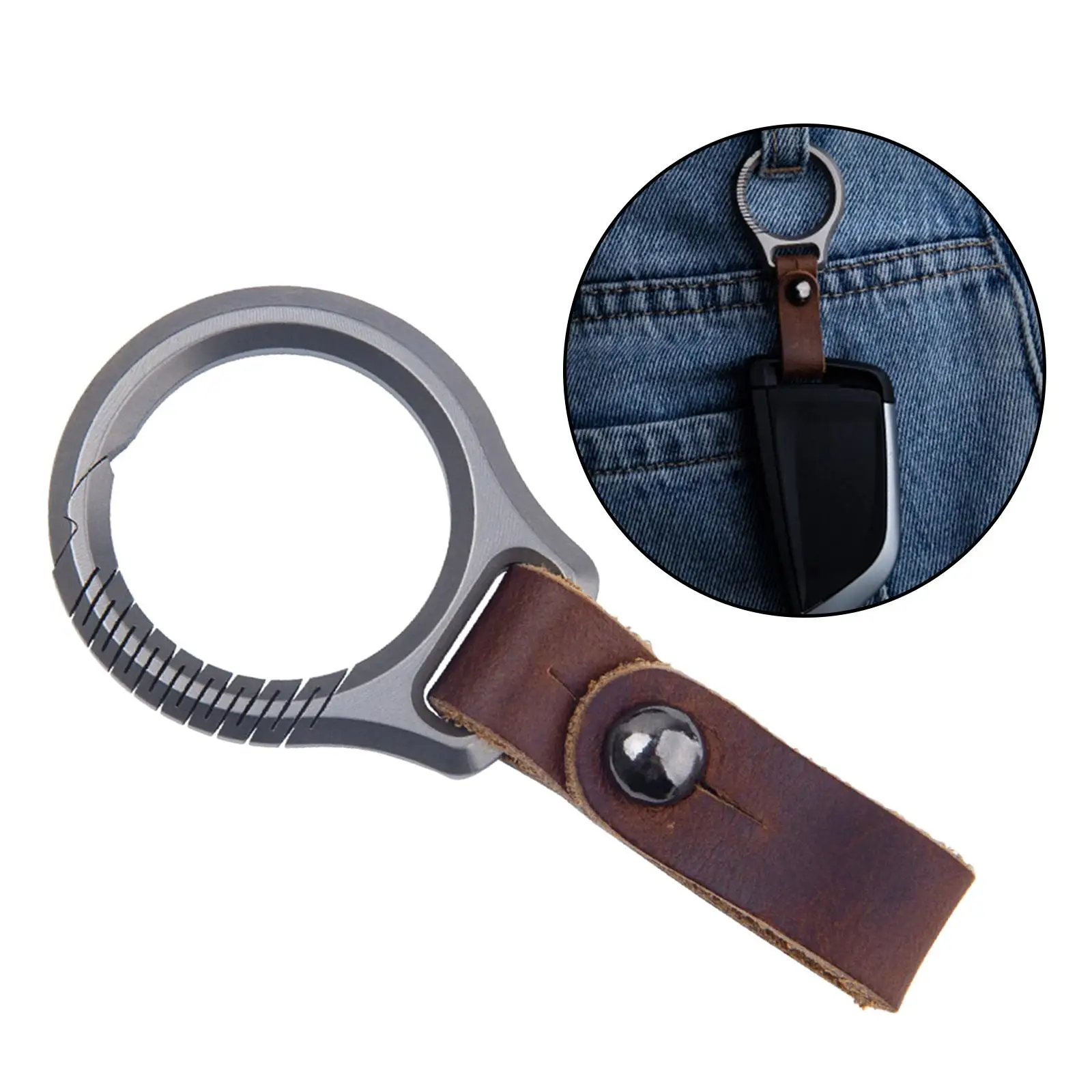 Car Keyring Buckles Keyrings Key Accessories Clip for Pants Classic