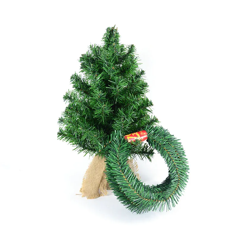 5,5 m Kiefern-Weihnachtsgirlande, dekorativer grüner künstlicher Weihnachtsbaum, Rattan-Banner, Party-Kunststoff-Anhänger, Lametta, hängende Dekoration – Detail 8