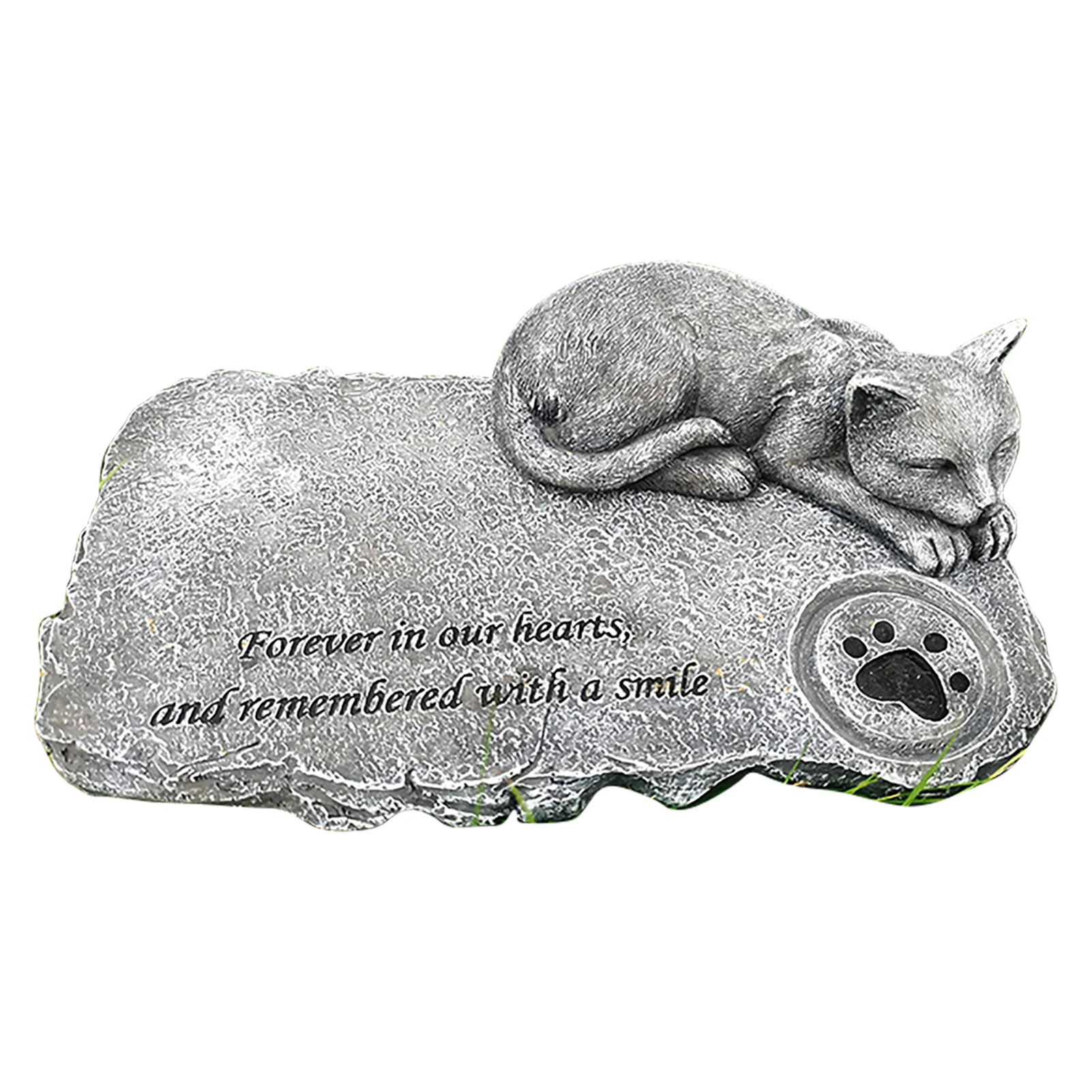 Garden Cat Grave Marker Kitty Memorial
