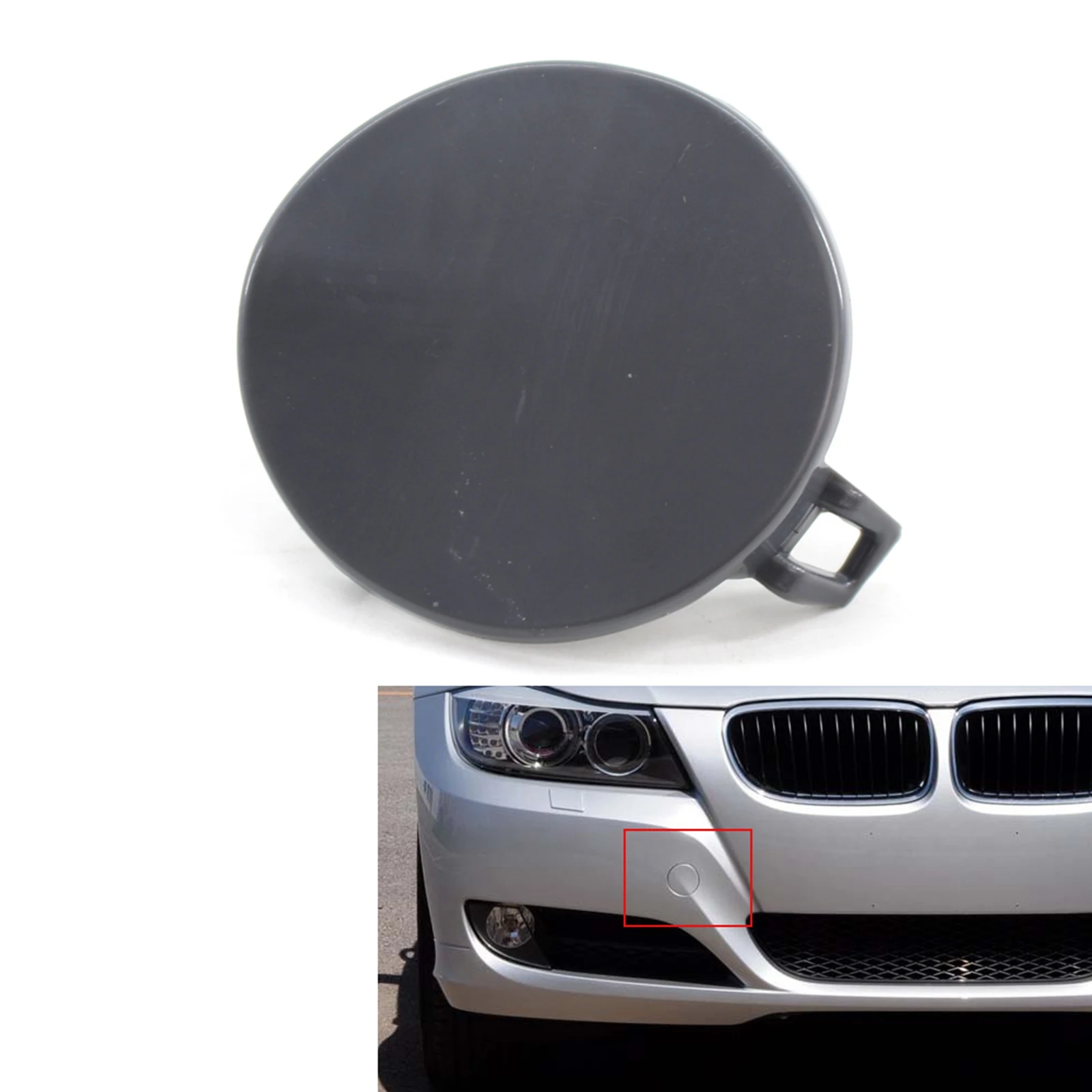 Tow Hook Covers Caps Replacement for Model E90 0 51117207299