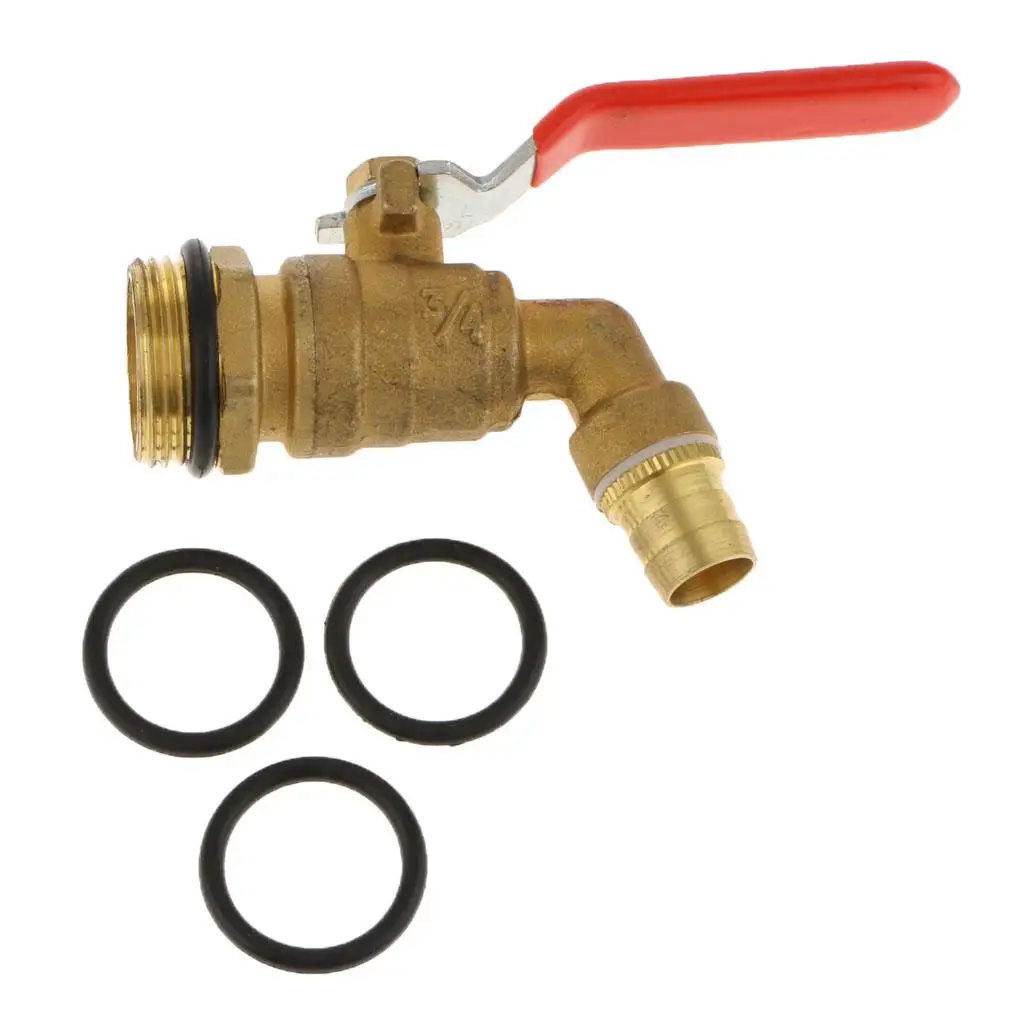 3/4inch Copper Ton Barrel Replacement Outlet Tap Faucet for 200L 