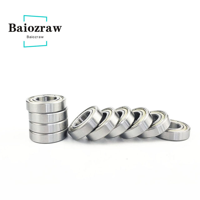 6802 ZZ 15x24x5 ABEC-1 10Pcs 6802ZZ Thin Section Deep Groove