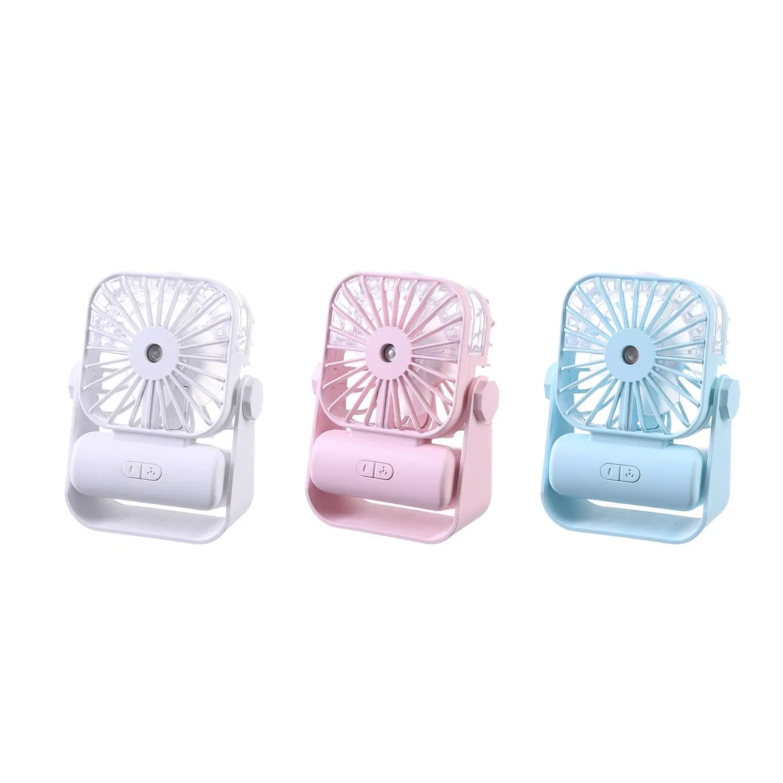 Quiet Camping Fan Two Speeds Spray Mini Spray Fan Personal Table small fan Desk Fan for Home Office Travel Hiking Camping Indoor