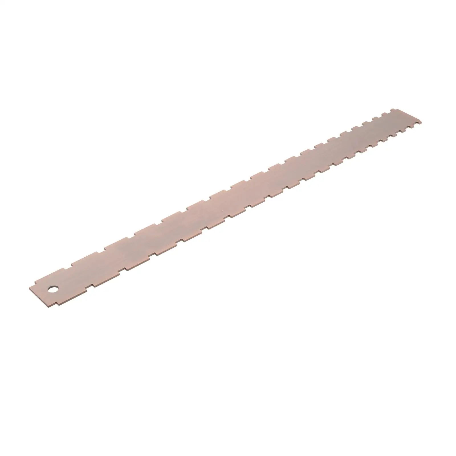 1pc Guitar Neck Notched  Fret Ruler Steel 2 scale Fretboard Fret Measuring Tool for Electric Bass Guitar Luthier Tool