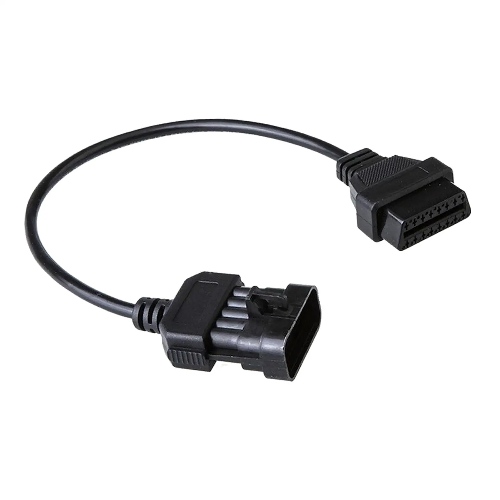 OBDII Extension Cable Replaces Male to Female Spare Parts Connector Auto Tool OBDII Adapter for 10Pin to OBDII 16Pin