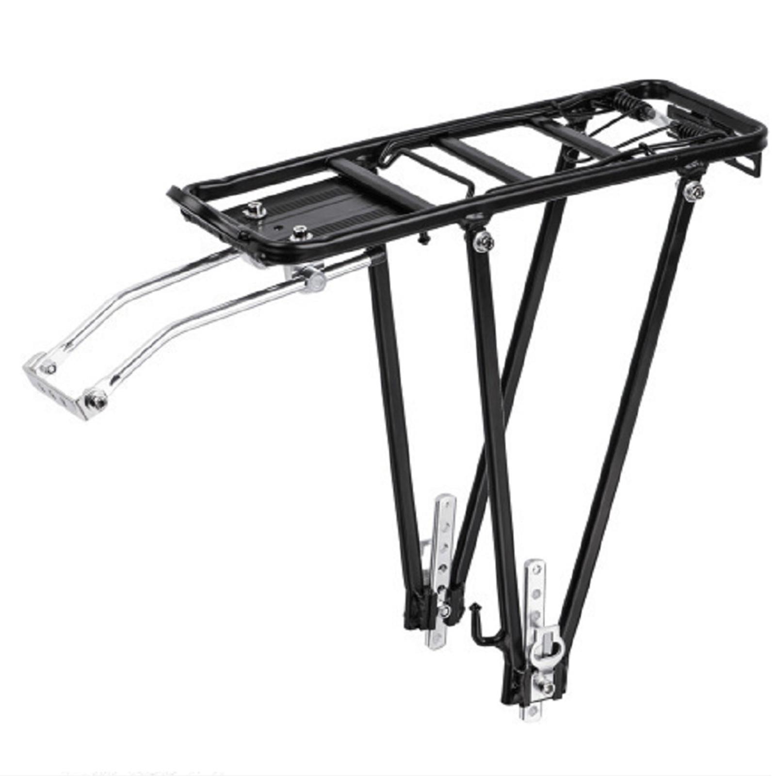 Rear Bike , Aluminum Alloy Pannier Rack for Touring Cycling Mountain Road Bikes, Road  Install