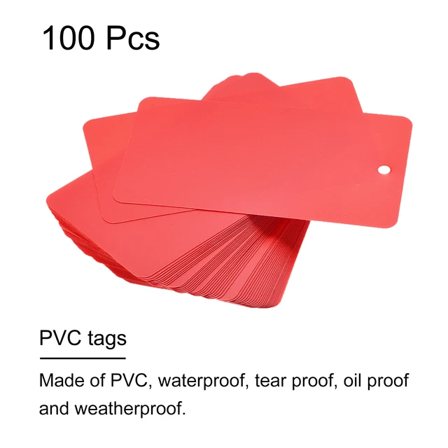  LeadSeals 100 Black Plastic Tags Shipping Tags Water Proof Tags  for Labeling Shipping Labels Security Seals Writable Marker Ties Hanging  Tags Storage Tag with One Marker Pen : Office Products