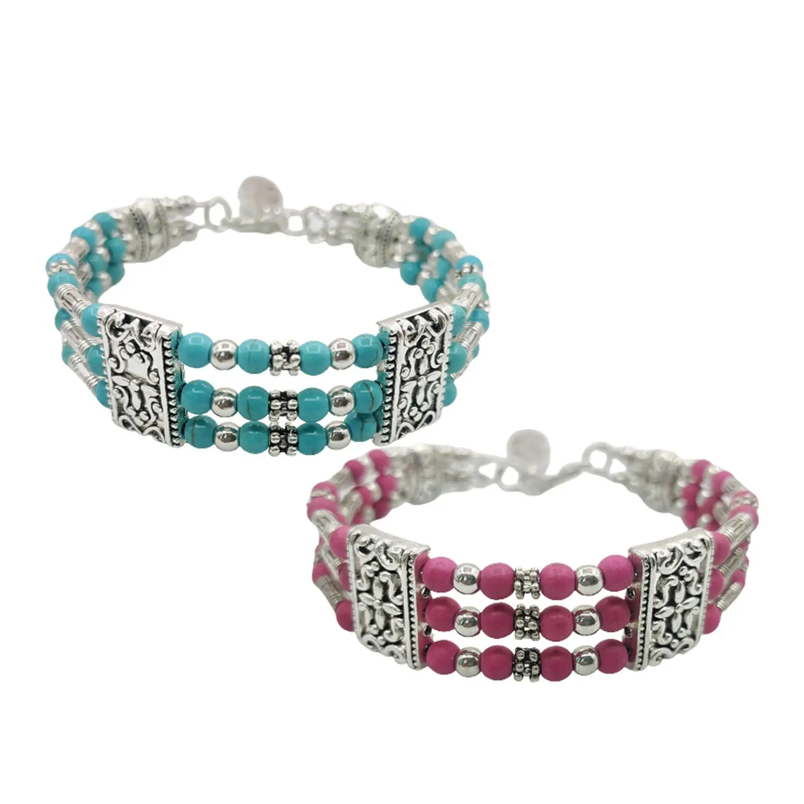 Bohemian Beaded Bracelets Jewelry Gifts Stylish Vintage Elegant Wrap Bracelet for Women Girls Party Dance Prom Dance Anniversary