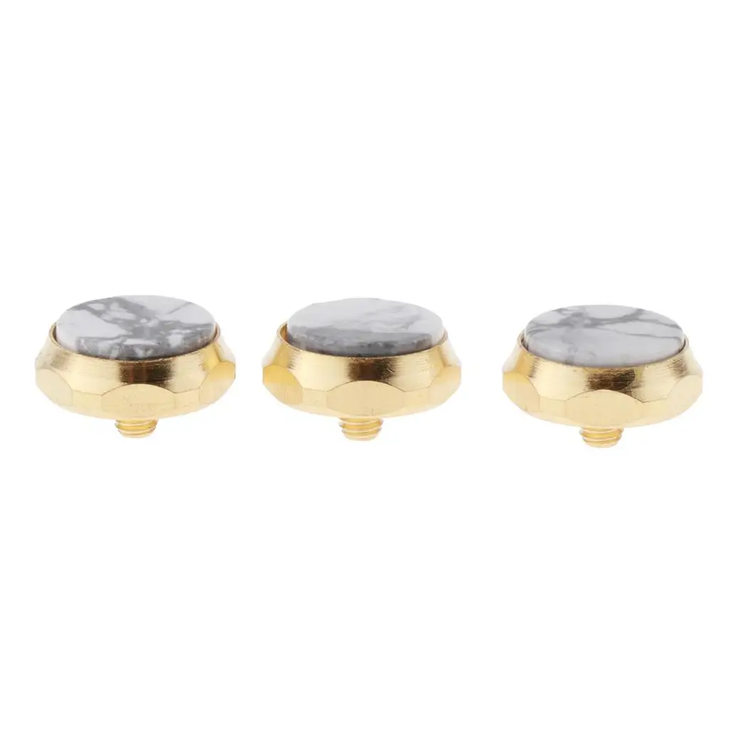 3 Trumpets Buttons  Inlay DIY Brass Instrument Parts