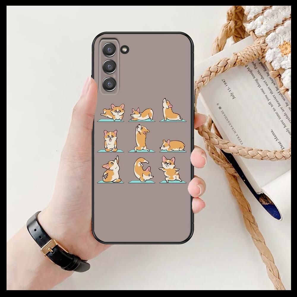 Чехол для телефона yoga cat and dog корпус для SamSung Galaxy s6 s7 S8 S9  S10E S20 S21 S5 S30 Plus S20 fe 5G Lite Ultra Edge | AliExpress