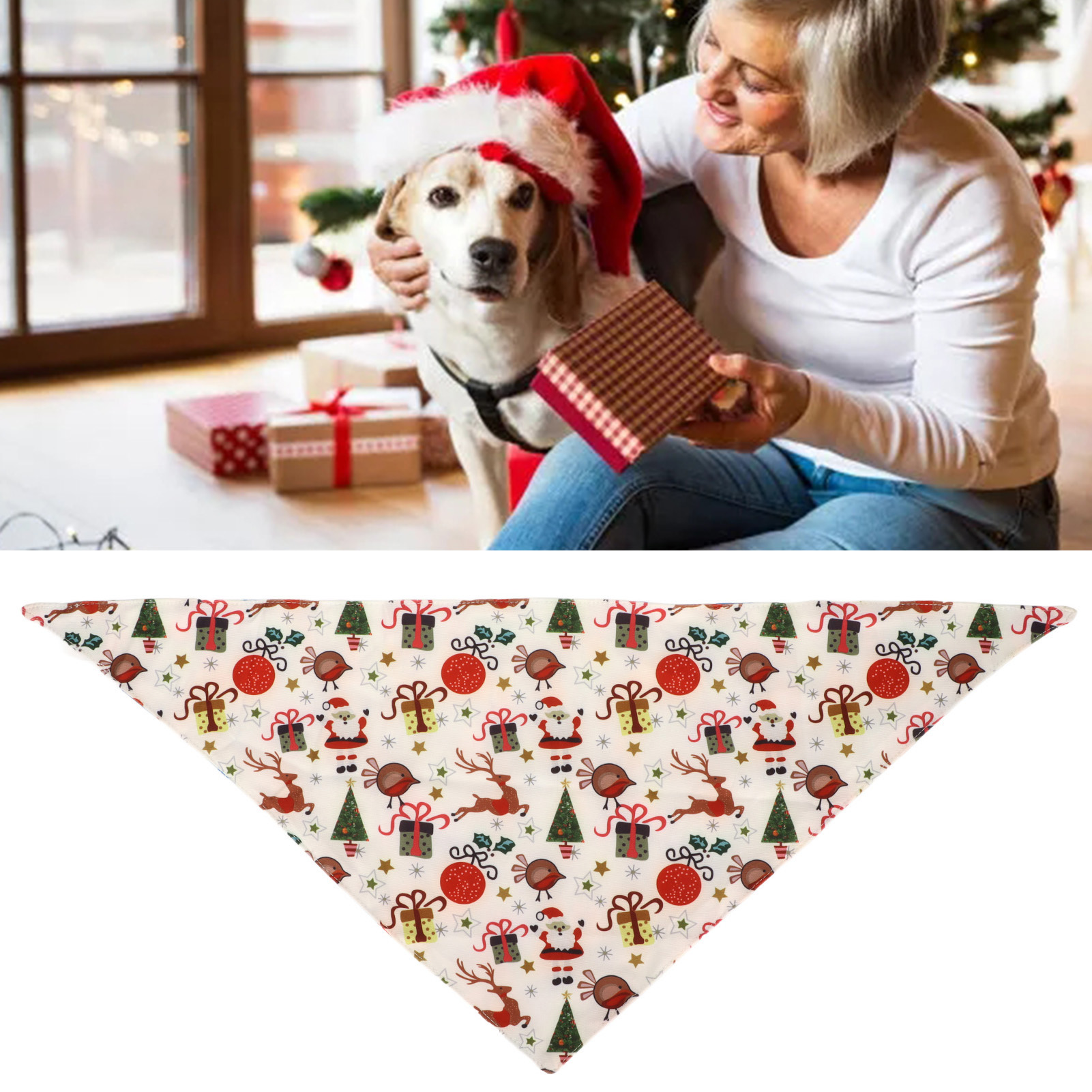 Title 21, Weihnachts-Hunde-Bandanas, Weihnachtsmann-Hunde...