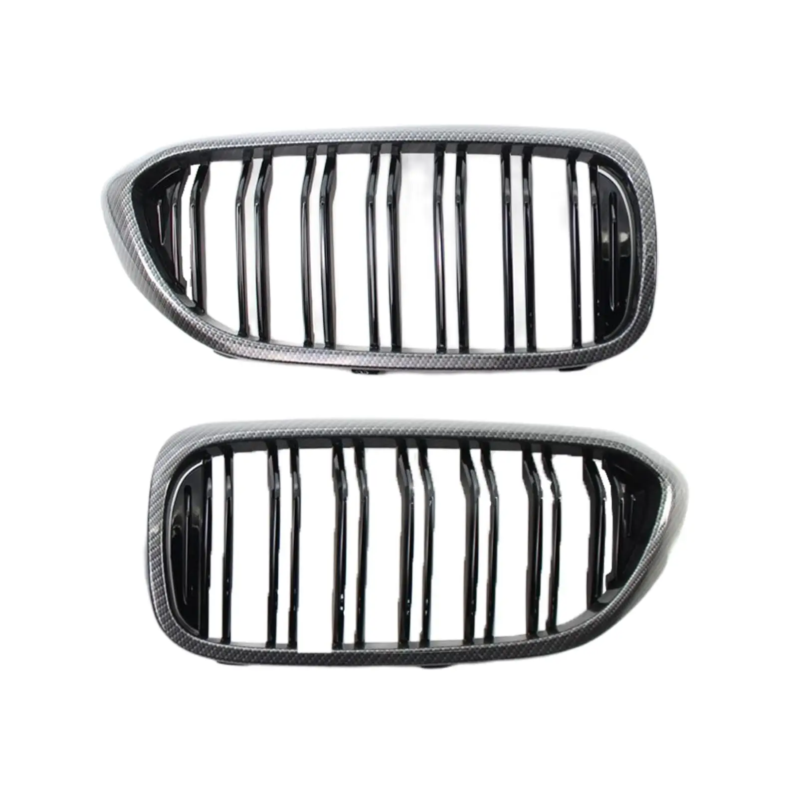 2x Front Kidney Grille Grill Dual Bar Bumper Grille for bmw G30 G38