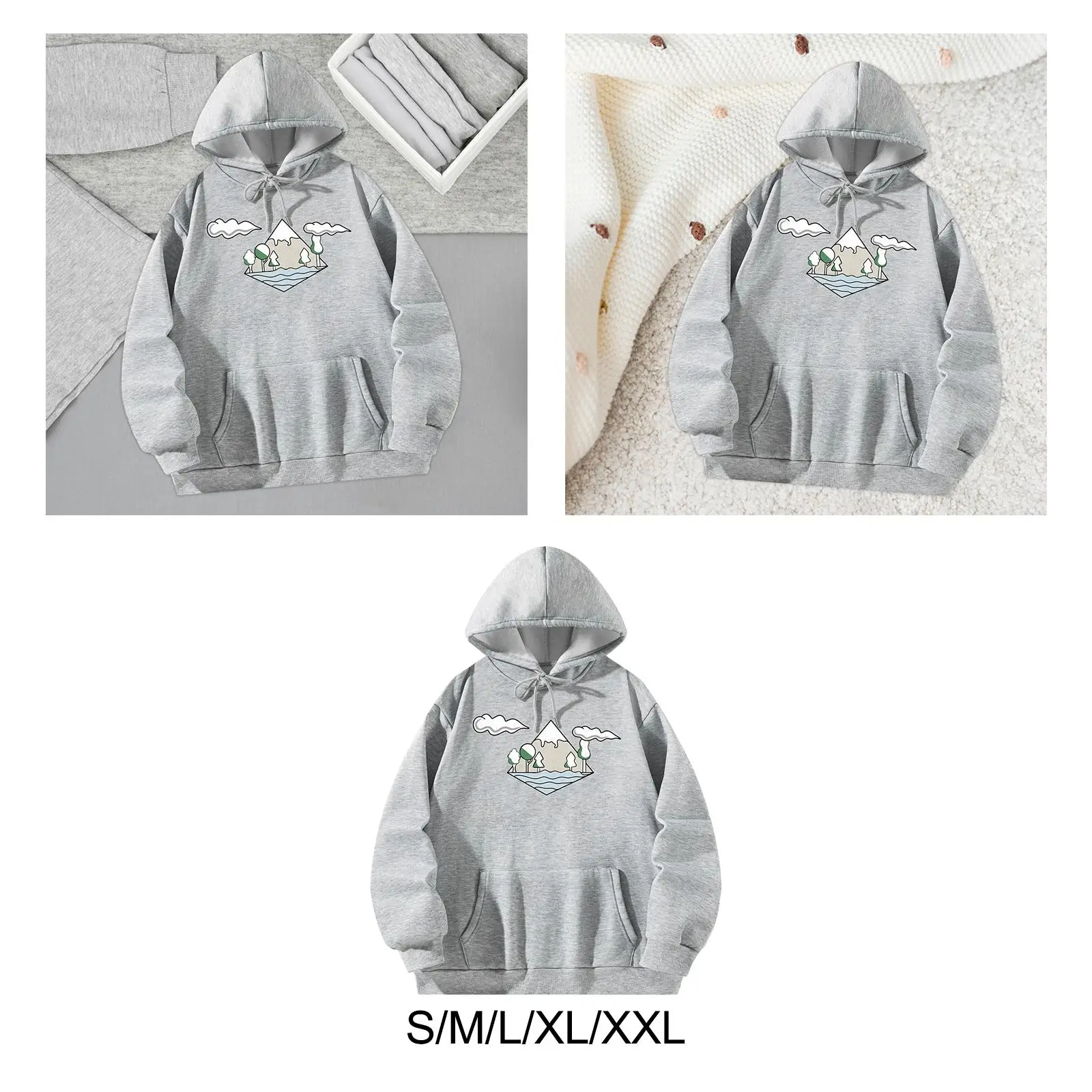 Womens Hoodie Outfits Pullover Fall Clothes Drawstring Pullover Hoodie for Athletic Workout Travel Shopping Office Backpacking