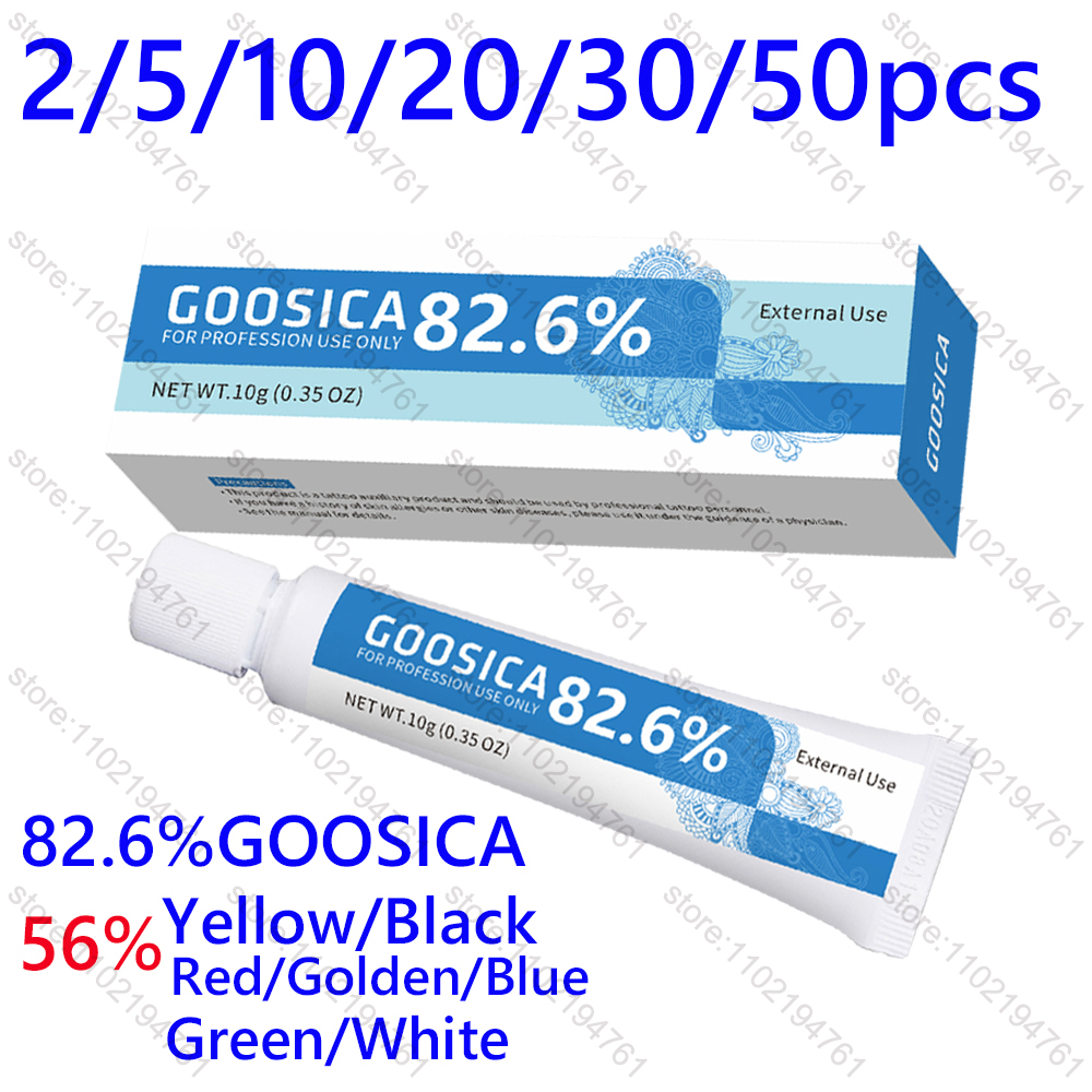 Best of 82.6%GOOSICA 56% 8color Multiple Choice Tattoo Care Cream Before Permanent Makeup Body Eyebrow Lips Liner Tattoo Tattoo Cream10g Reviews & Tips