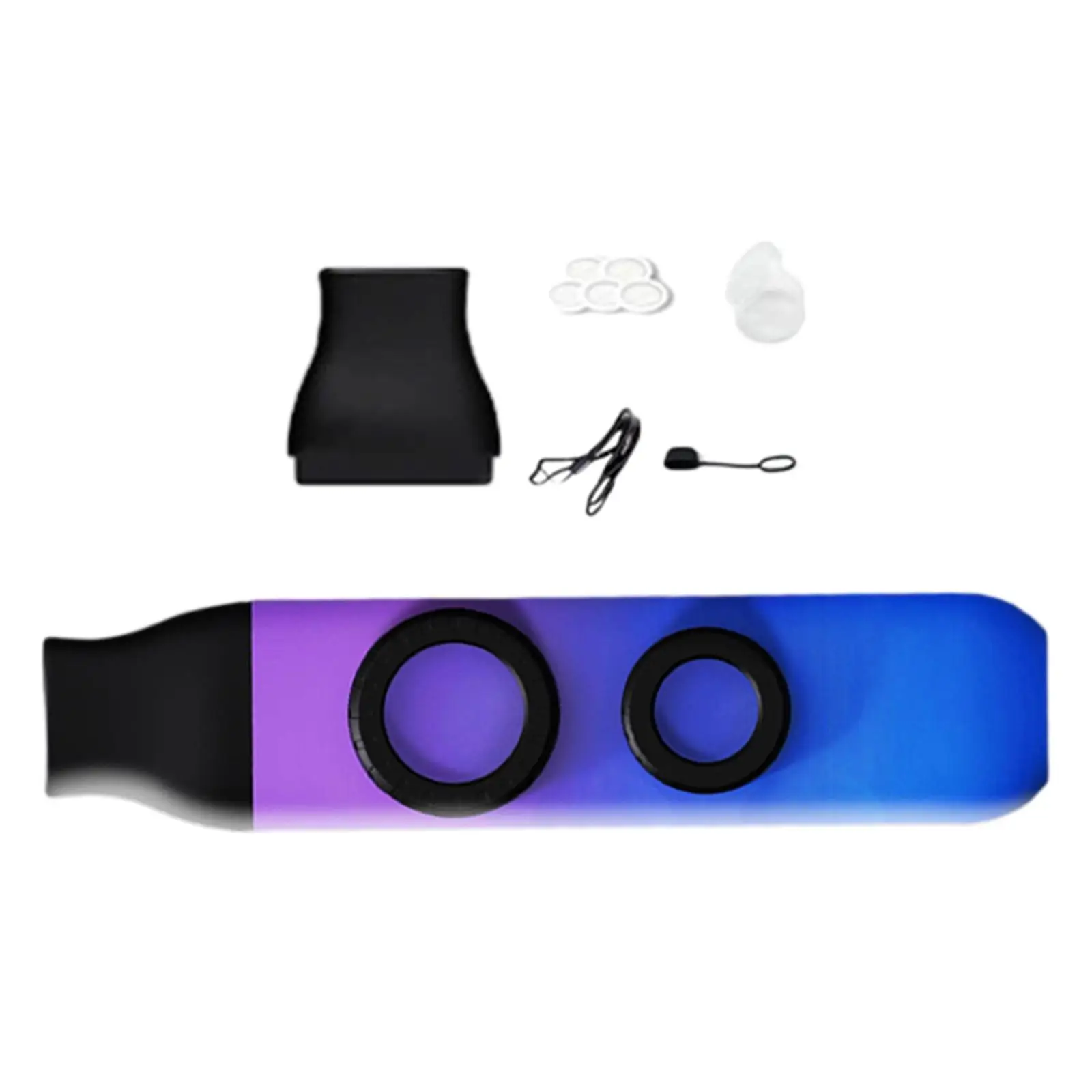 Color Kazoo Easy to Play Double Film Dazzling Color Adjustable Tone Kazoo Kazoo