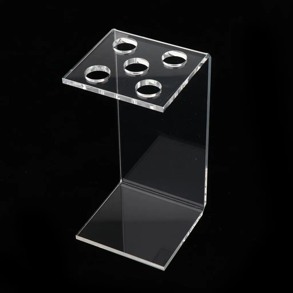 5 Holes Holder Stairs Display  Durable Clear Acrylic