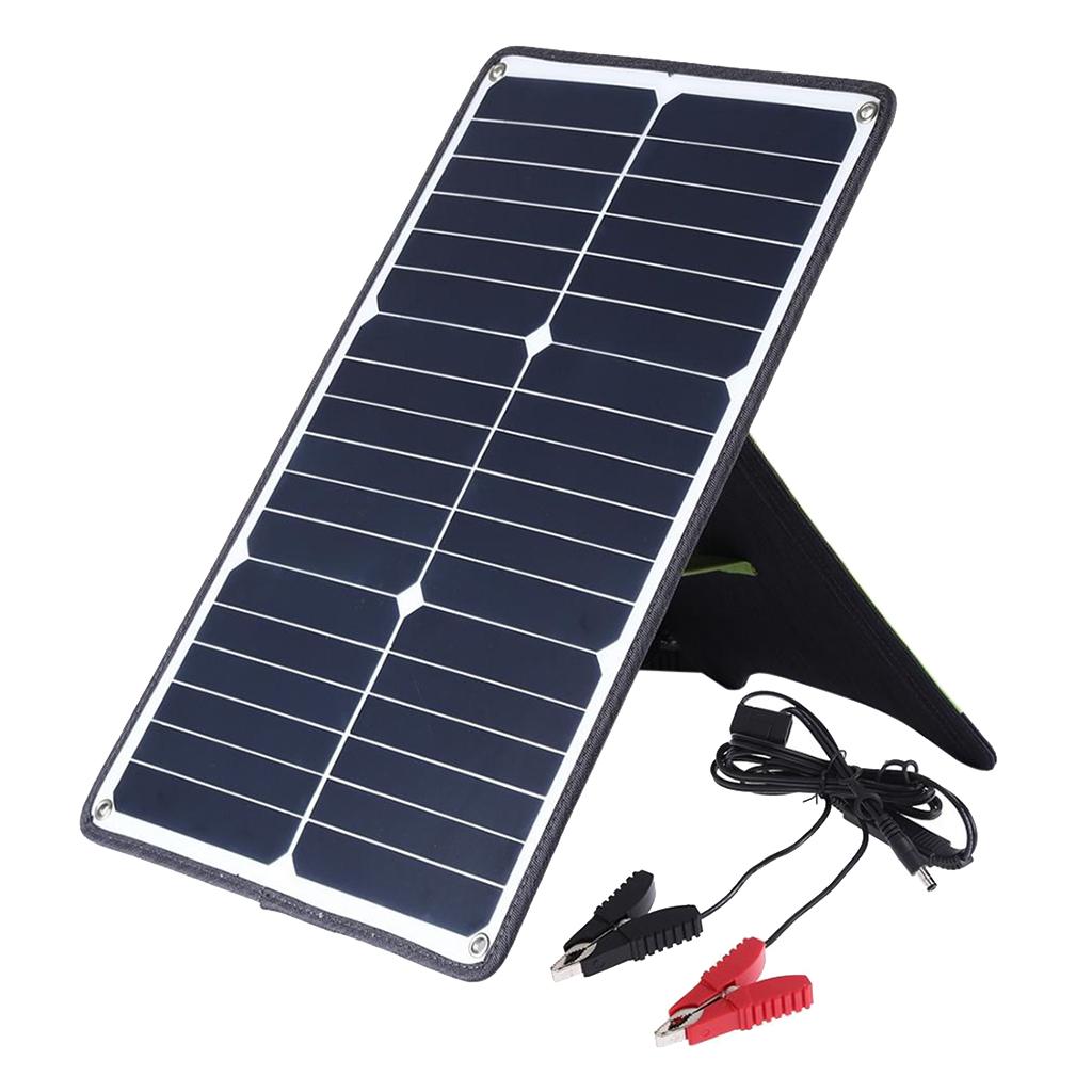 USB Solar Panel Charger, Power Generator Battery Backup for Camping Travel