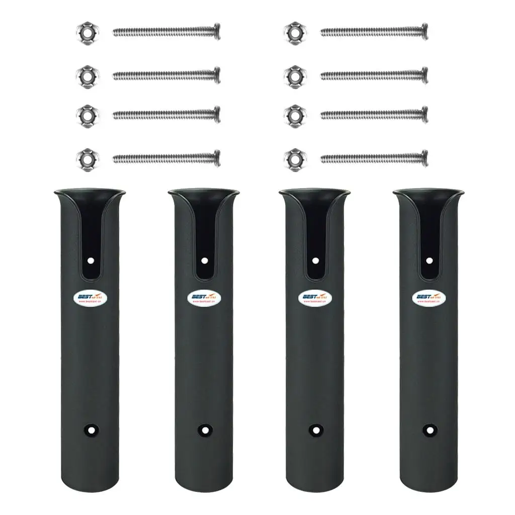 2 PAIRS of ROD HOLDER for BOAT  PP (Mounting Screws)