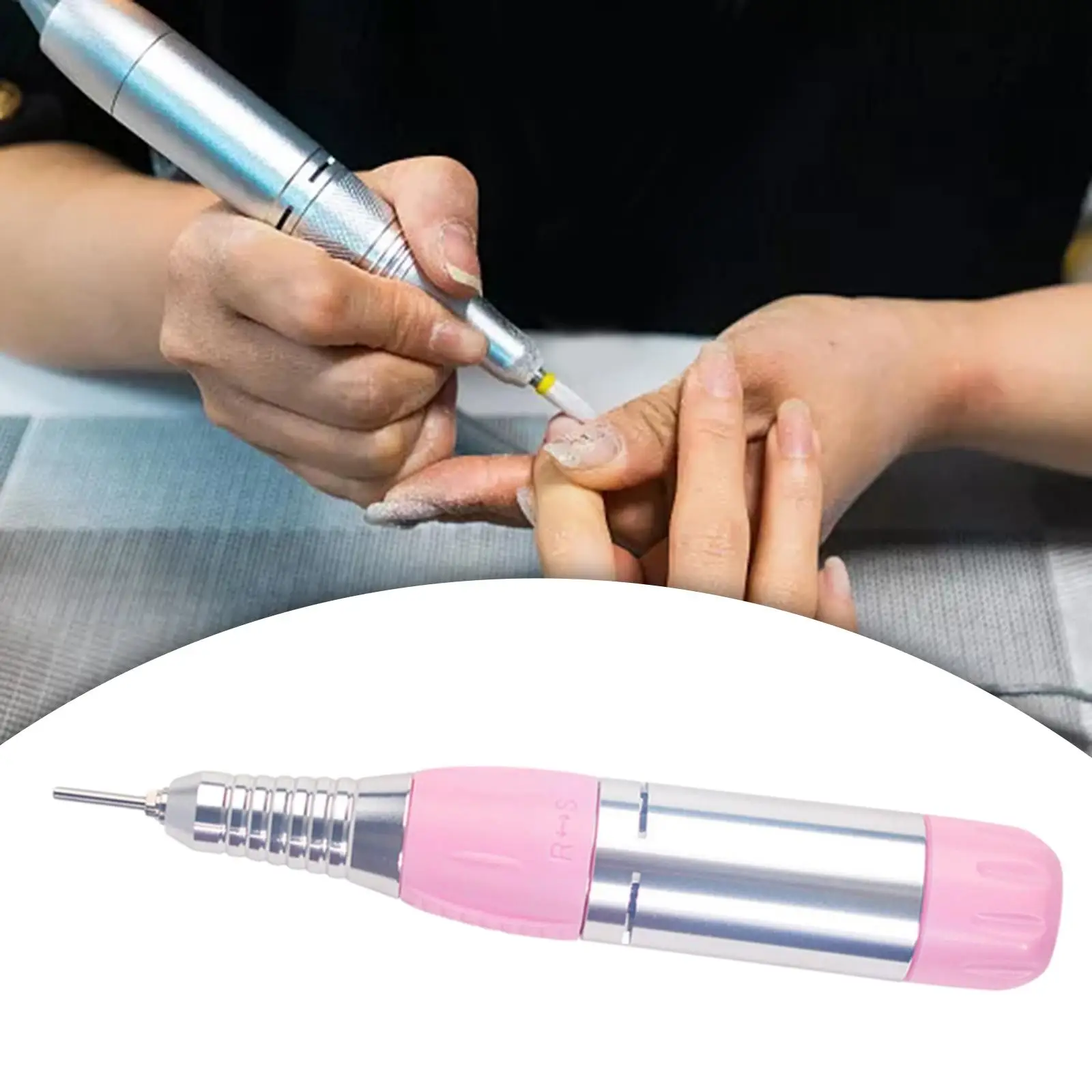 Portable Handle 25000RPM Pen Manicure Nail Art Tool