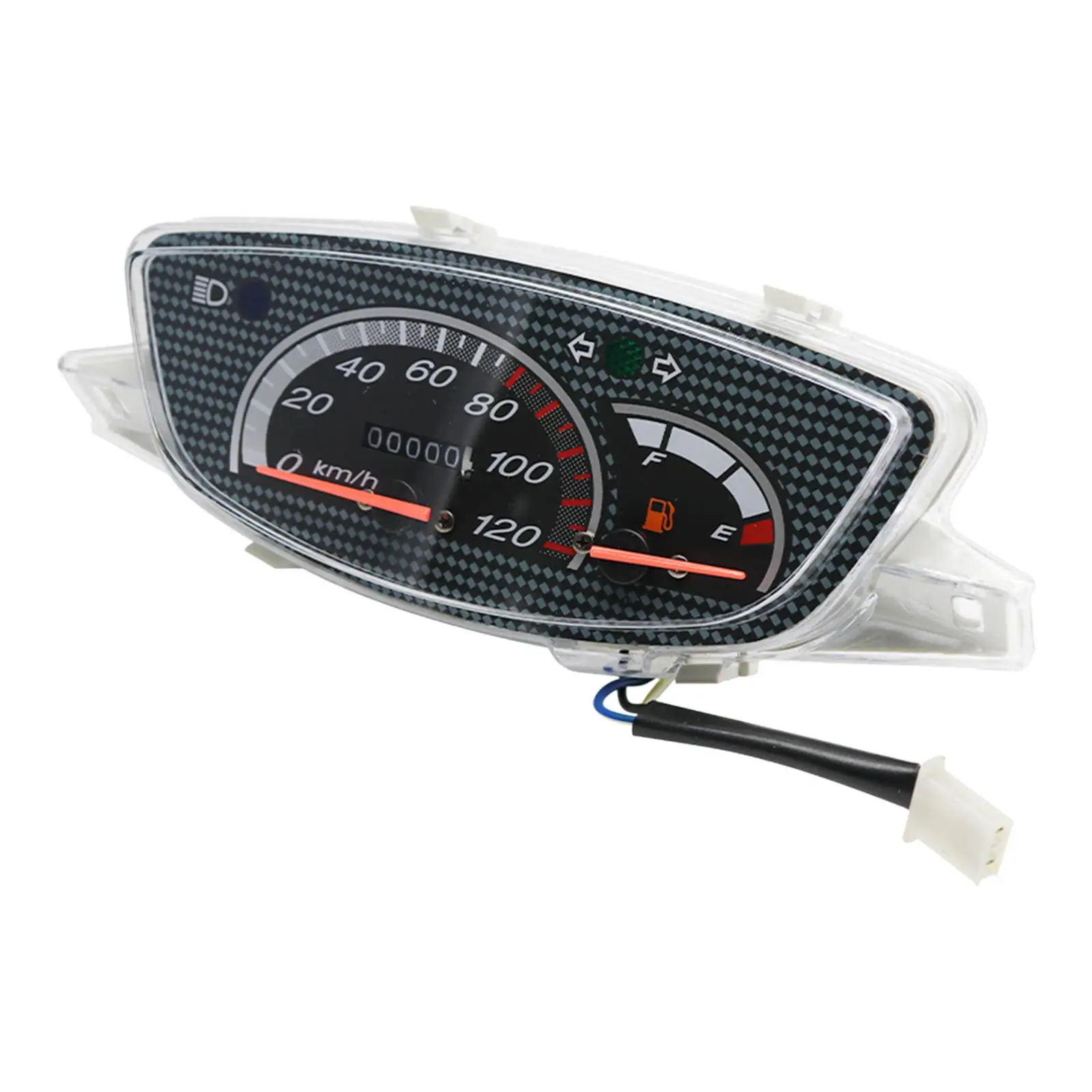 ABS Plastic Motorcycle Speedometer Assembly Instrument Black Odometer for Honda Diozx AF34/AF35 Motorcycle Parts Supplies