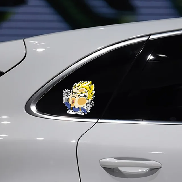 Autocollants de voiture Dragon Ball Saisuperb, figurine d'anime Goku,  décoration de vitres, accessoires automobiles, ornements de bricolage,  décor de pare-brise - AliExpress