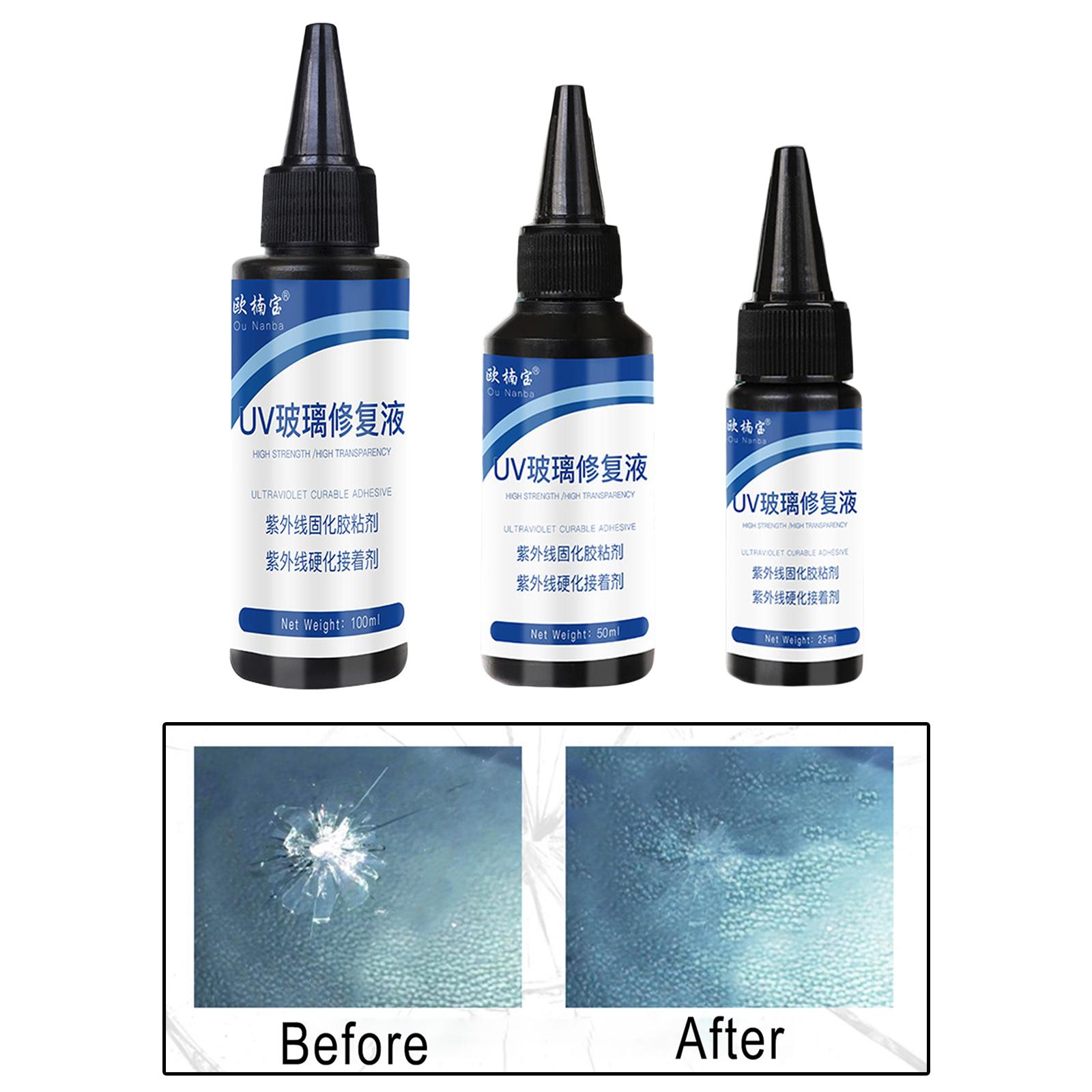 Car Windshield Repair Crack  Quick Fix Scratch Remover Adhesives DIY