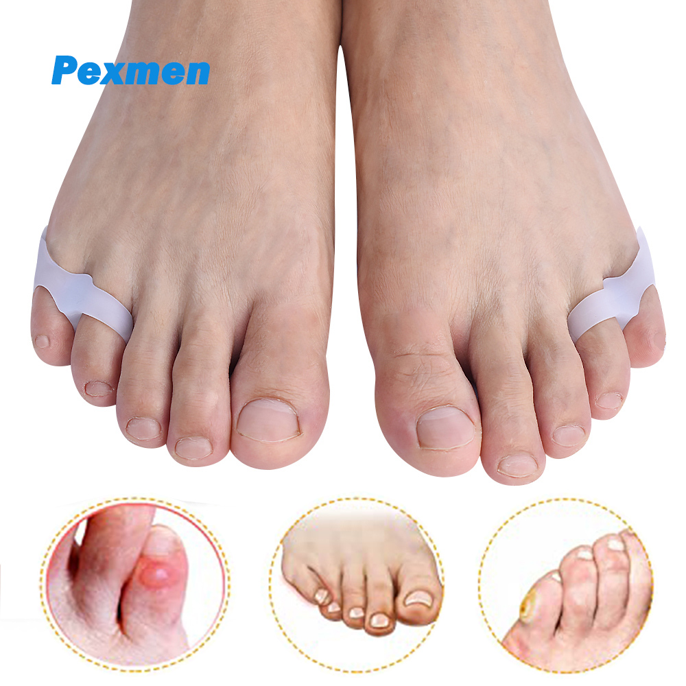 Best of Pexmen 2 / 4 / 10Pcs Gel Tailor&#039;s Bunion Corrector Bunionette Pad Pinky Toe Separator Little Toe Protector Pain Relief Spacer Reviews & Tips