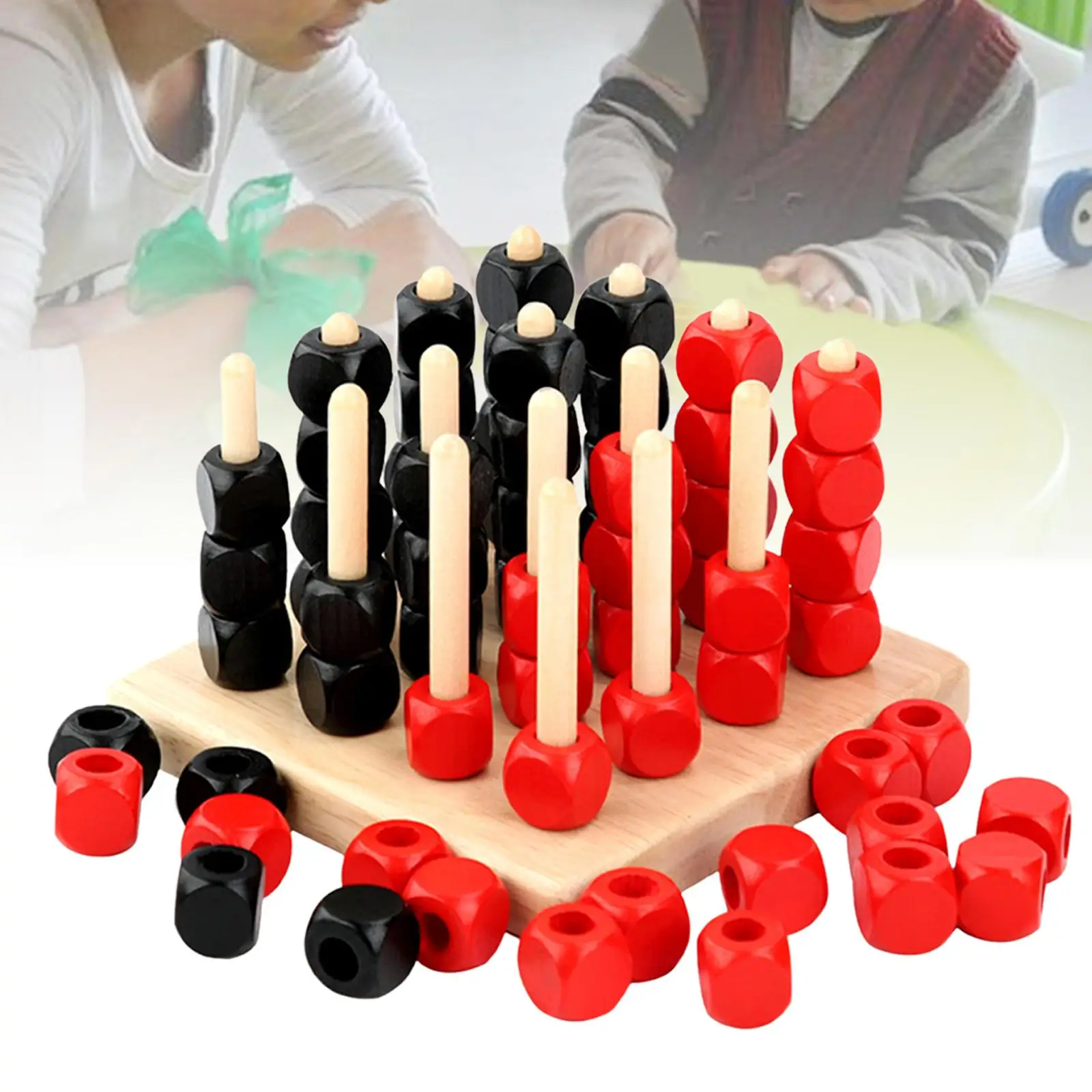 Montessori Game Chess Toys Early Learning Educational Toy Party Favors Chess Board Game 3D Game for Kids Boy Birthday Gifts