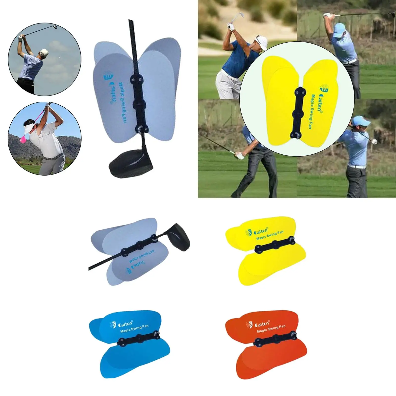 Golf Swing Fan Wind Resistance Equipment Trainer for Golfers of All Skill Levels