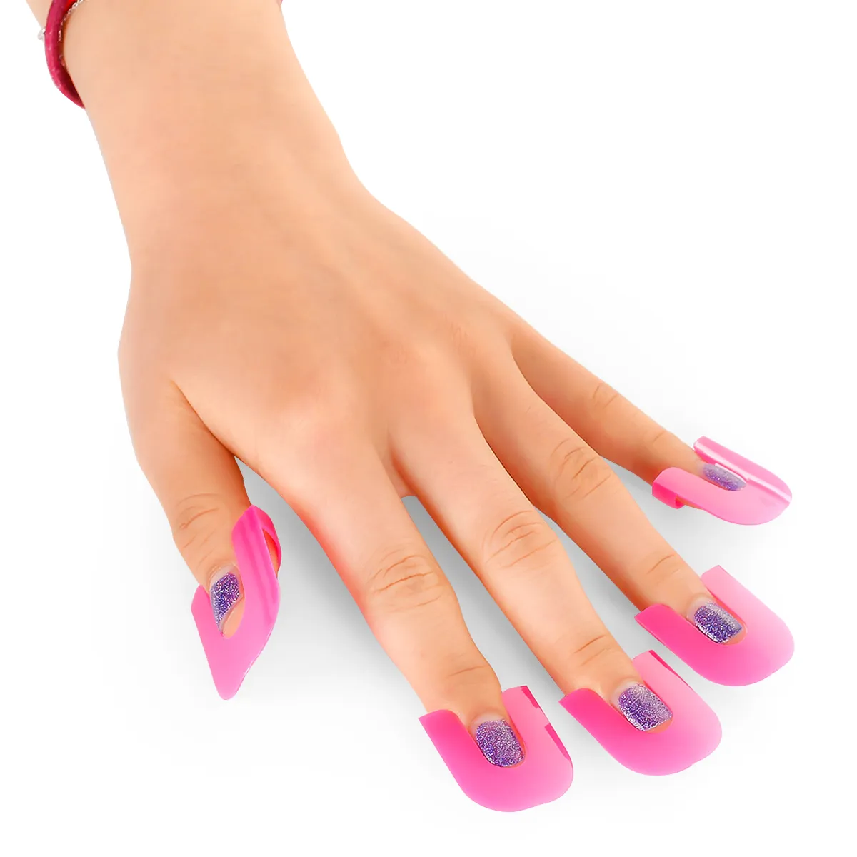 Description Picture 4 of item26Pcs Nail Care Women's Beauty Model Anti-nail Clip Nail Polish Spill Proof Model Polish Glue Overflow Nail Art Tool Accessories