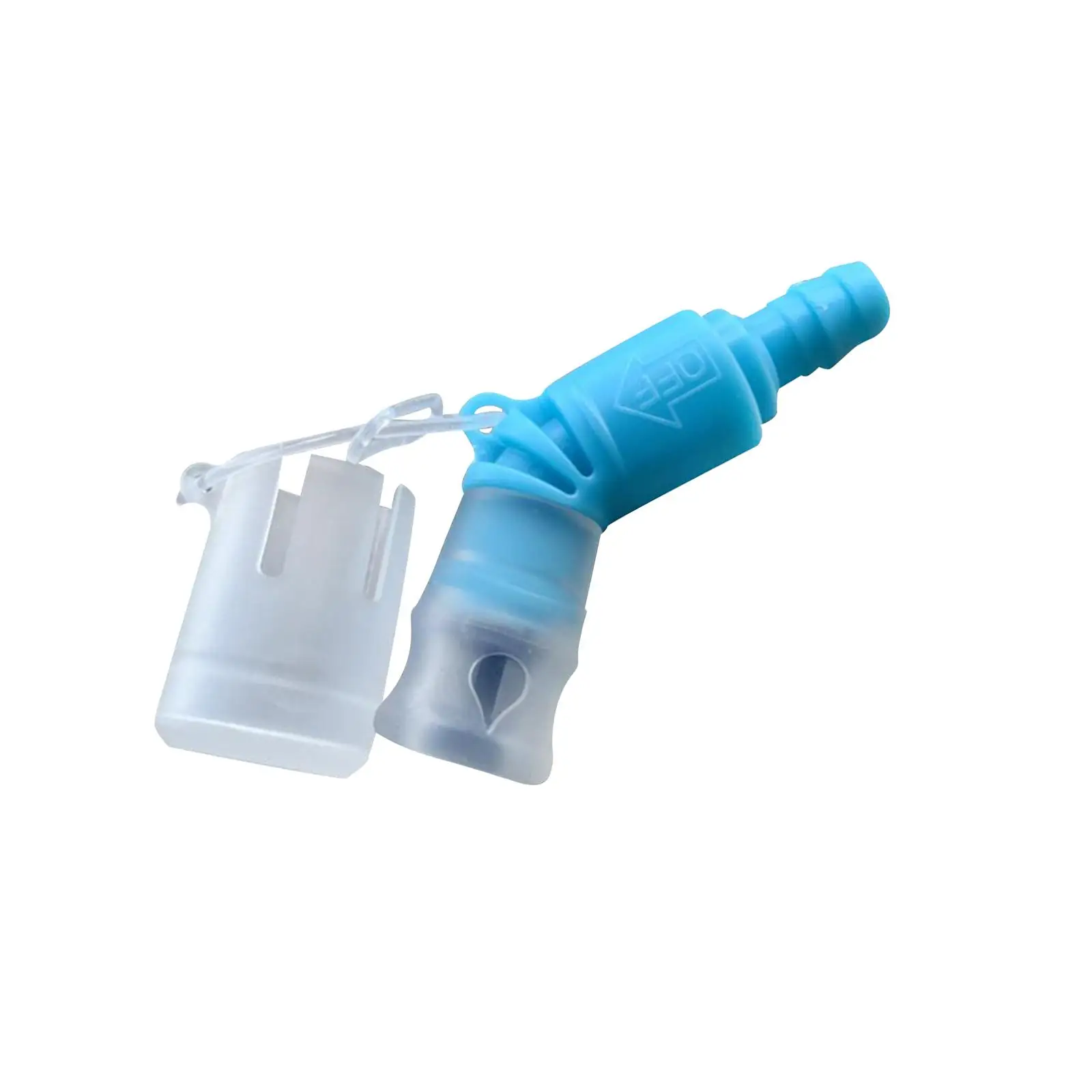 Outdoor Sports Water Bag Bite Valve with Dustproof Cover Replacement Water Outlet Mouthpiece Shutoff Valve Nozzle Easily Drink