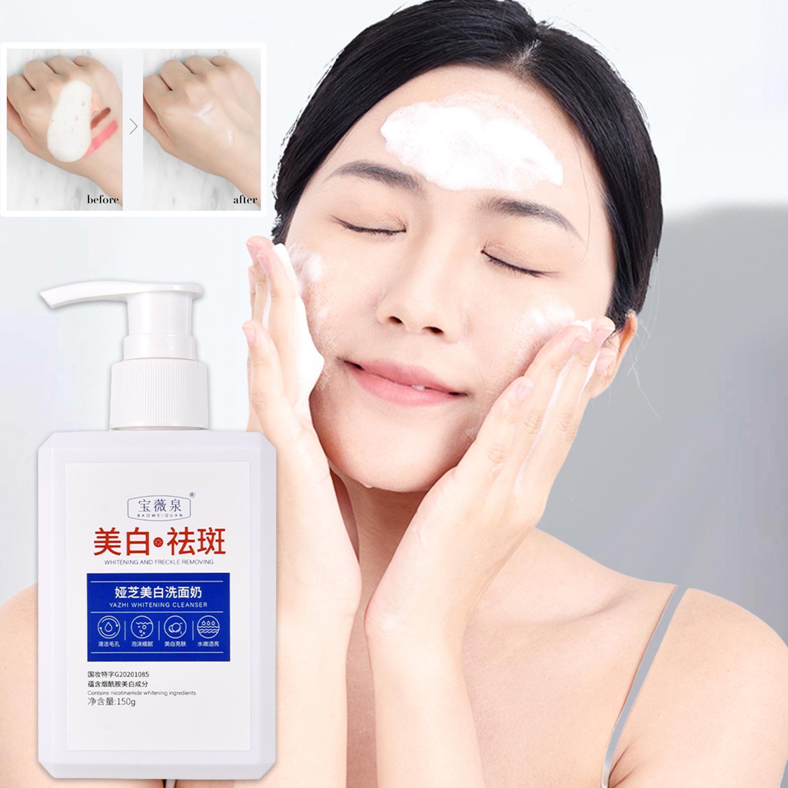 Best of 150G Whitening Anti-Freckle Facial Cleanser Foam Face Wash Remove Blackhead Shrink Pores Deep Cleaning Oil Control Skin Care Reviews & Tips