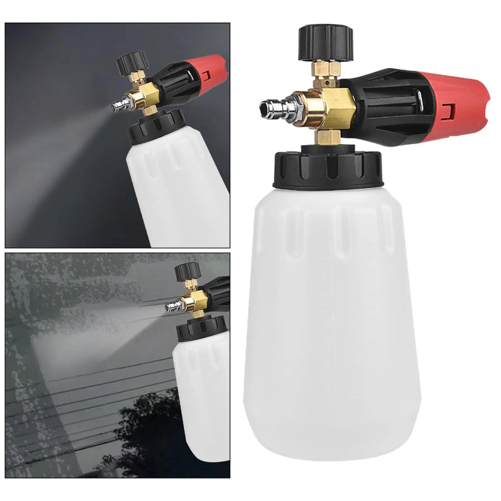 Foam Sprayer Foam Washing Pump Car Washer Bottle 1/4 inch Quick Connect Cleaning Tools for House Cleaning Automotive Detailing