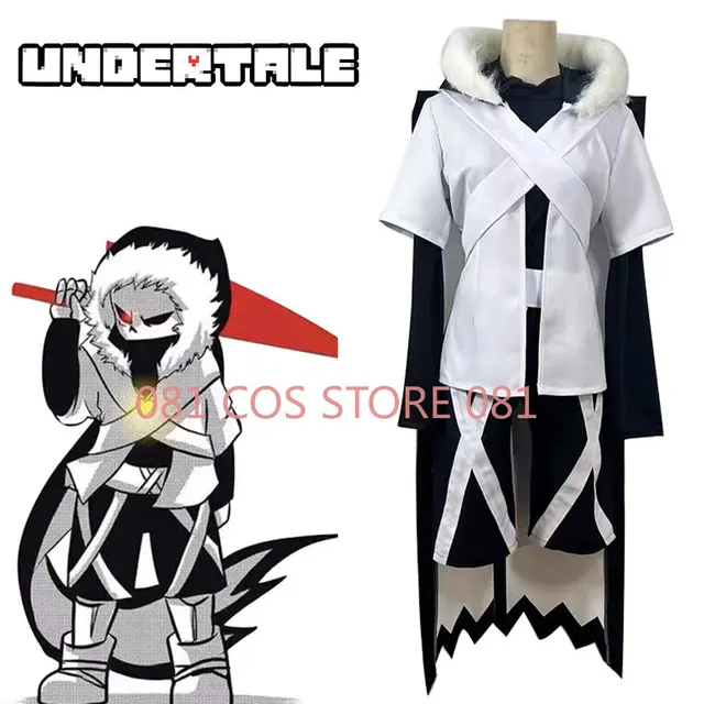 Anime Game Undertale XTALE Cross Sans Cosplay Costume White Cloak Cape  Combats Uniform Adult Man Woman Halloween Party Suit Cos - AliExpress