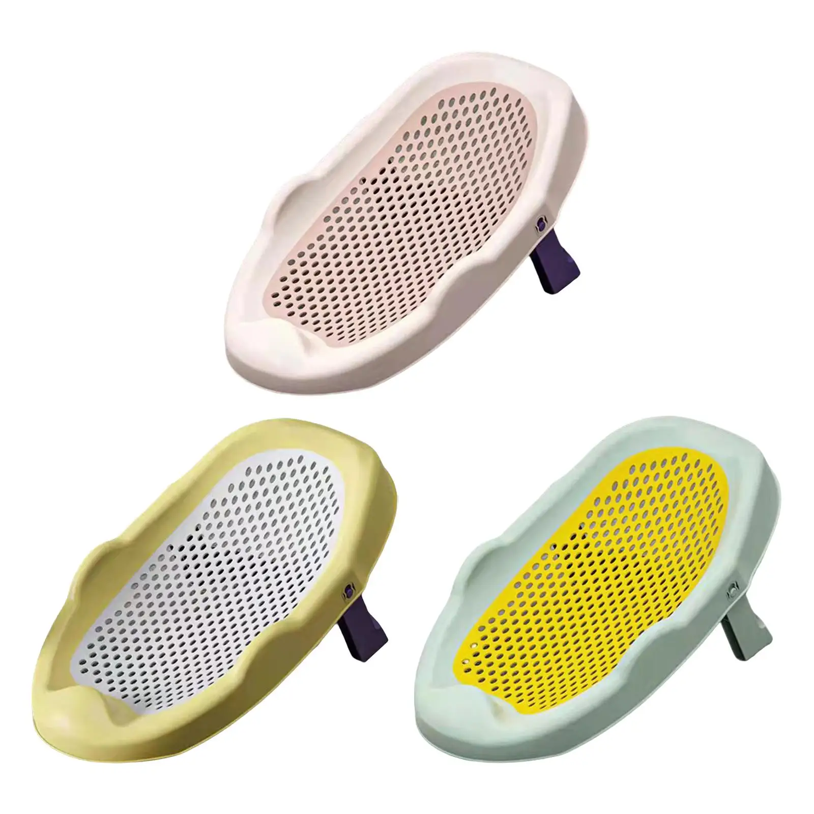 Baby Bath Seat Adjustable Foldable Breathable Anti Slip Shower Support for Baby