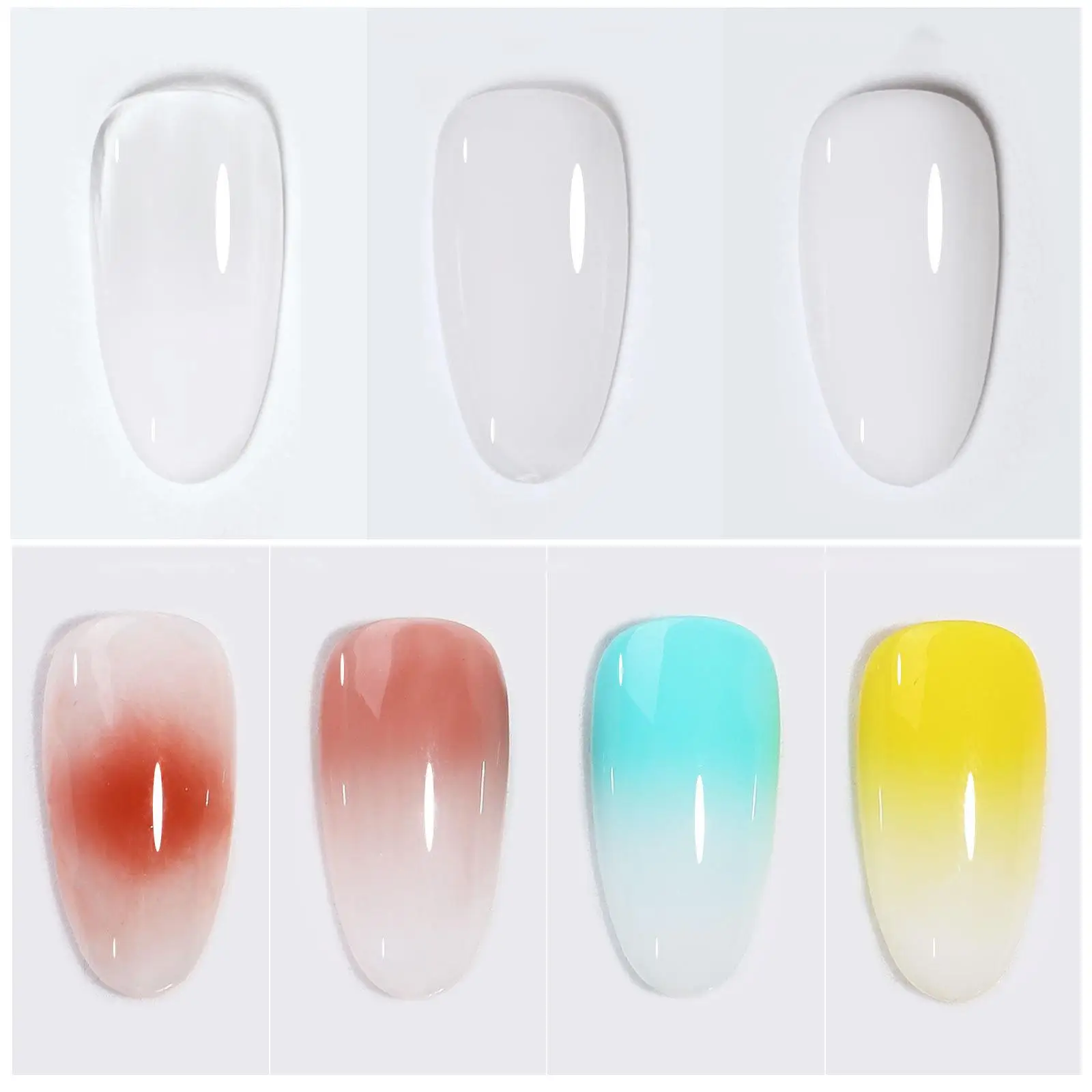 Gel Nail Polish Manicure Spring Summer Nail Gel Colors Popular Milk Translucent Personal Use Soak Off Cured Travel Nail Salon