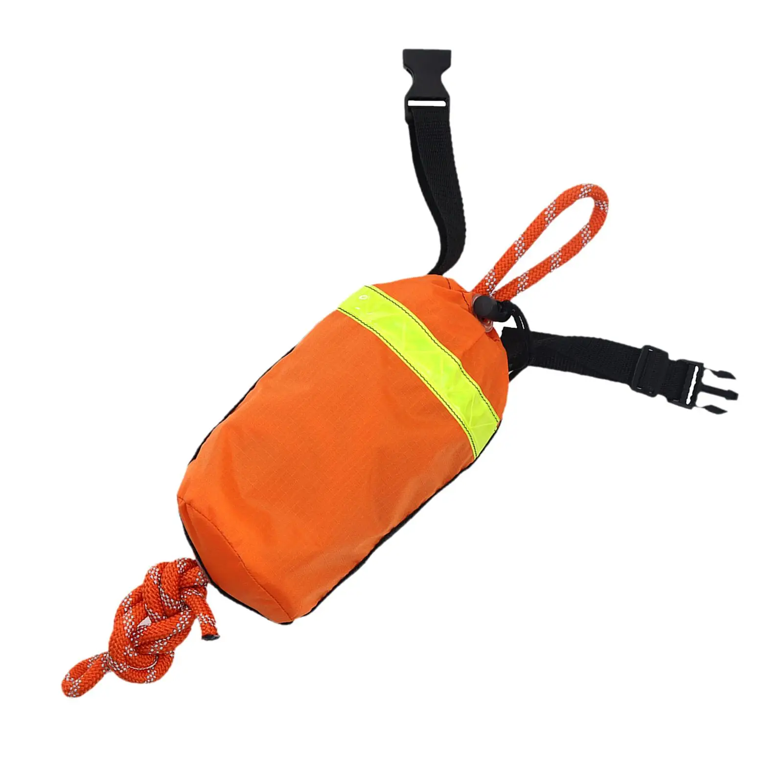 Reflective Rope Throw Bag High Visibility Accessory Device for Buoyant Dinghy Canoeing Ice Fishing Boating Swimming