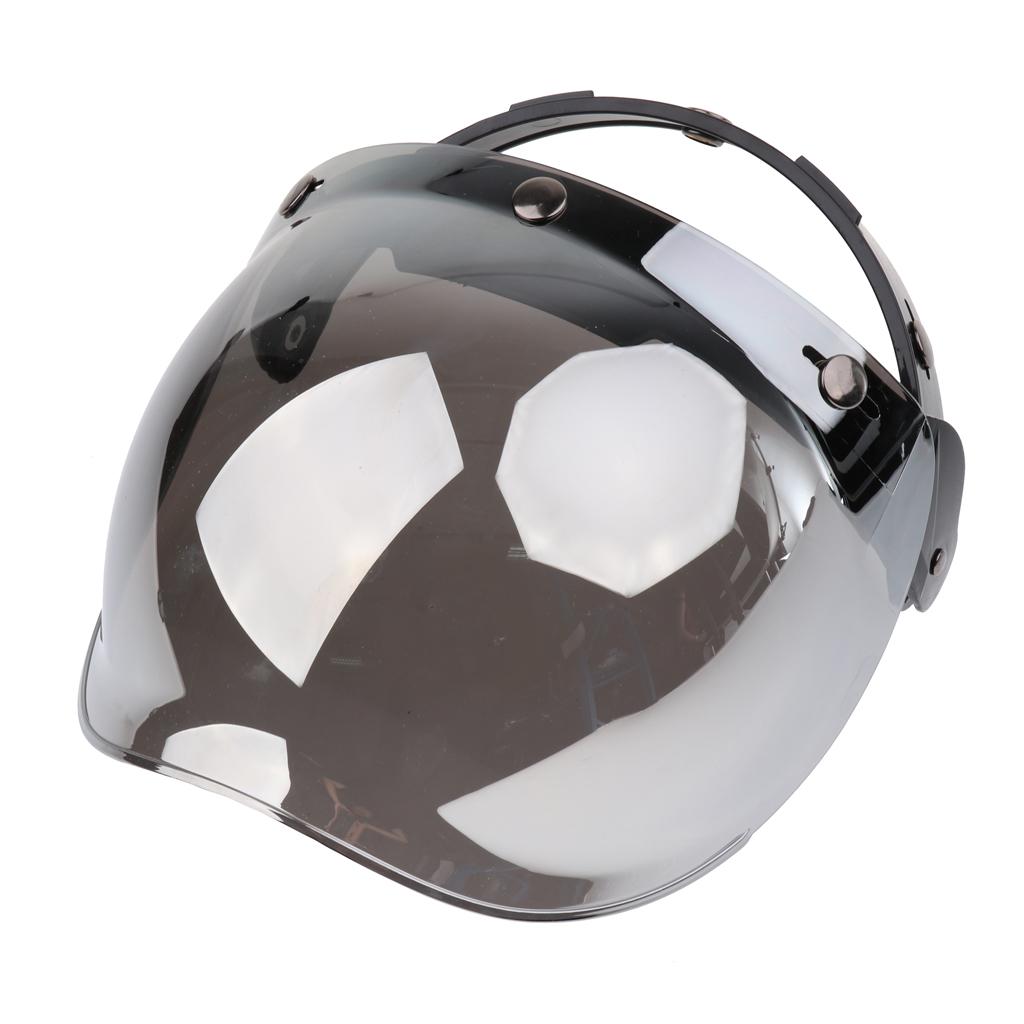 3-Snap Bubble Wind Visor for Motorcycle