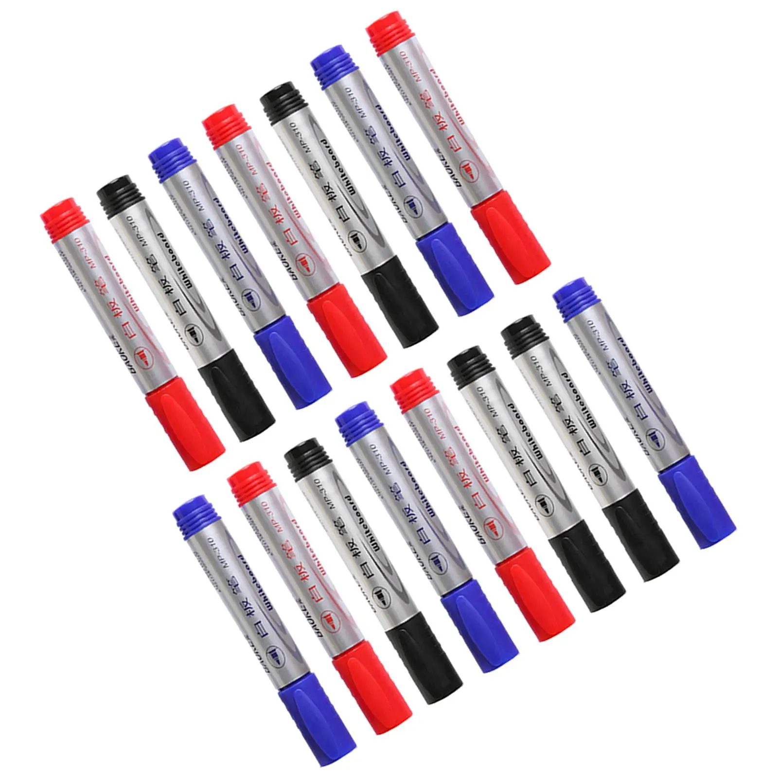  Black/Blue/Red Colors   Chalk Pack of 15 for Teachers Painting Office Stationery