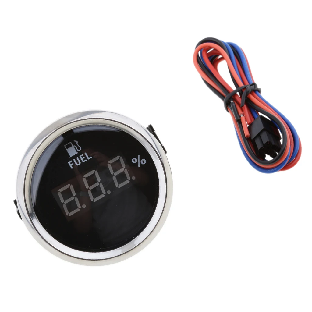 Marine Boat  Fuel Level Gauge 0ohm -190ohm 526L Stainless Steel
