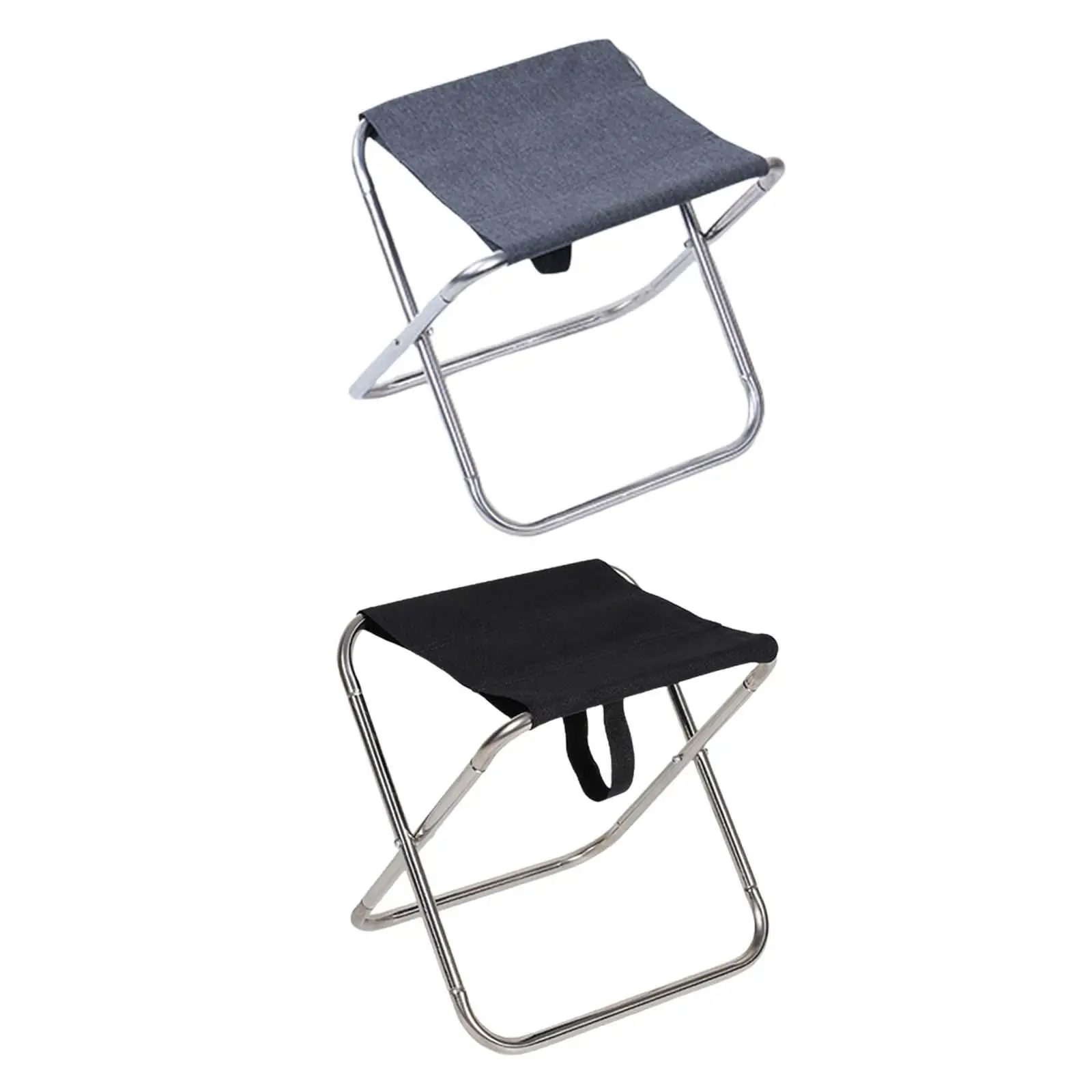 Folding Stool Camping Foldable Camp Stool Wear Resistant Lightweight Fishing Chair for Sports Traveling Fishing Garden