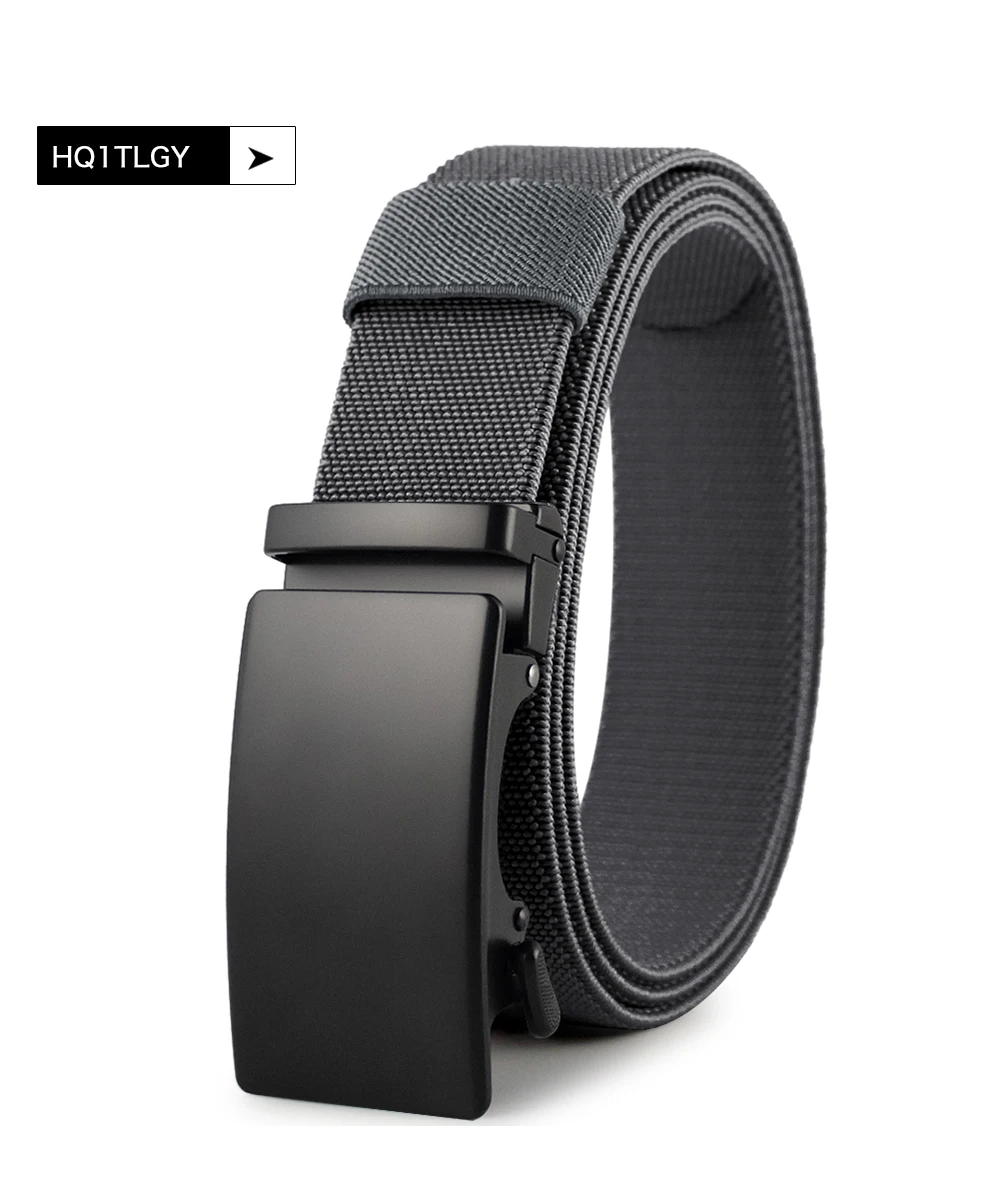 Neue Männer Gürtel taktische Nylon elastischen Gürtel Metall automatische Schnalle harte Stretch Herren Militär gürtel 115-150cm große Gürtel – Detail 17