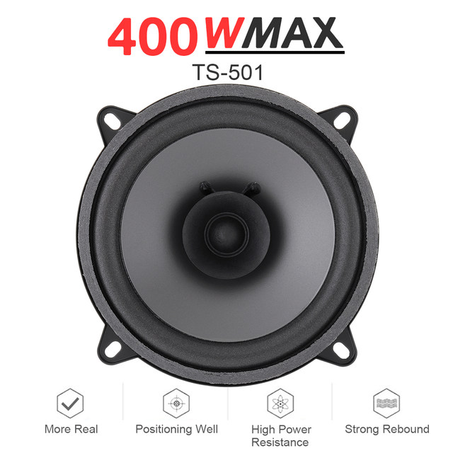 Altavoces piezas para coche, altavoz de Audio para vehículo, Subwoofer,  Tweeter, 12-24V, 10W, 89dB, color negro, uso General, 2 TS-T120 - AliExpress